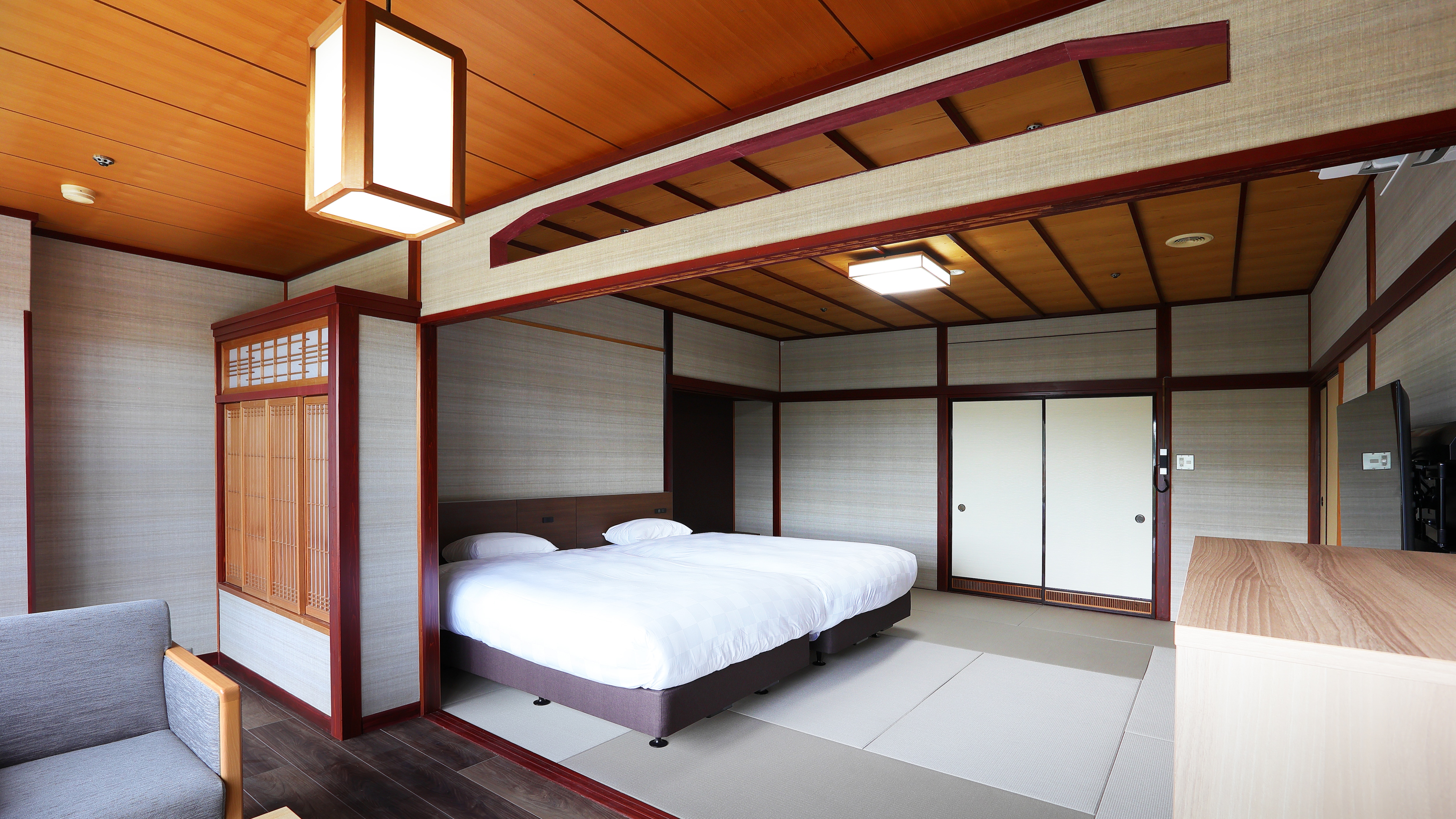 Modern Japanese style twin room