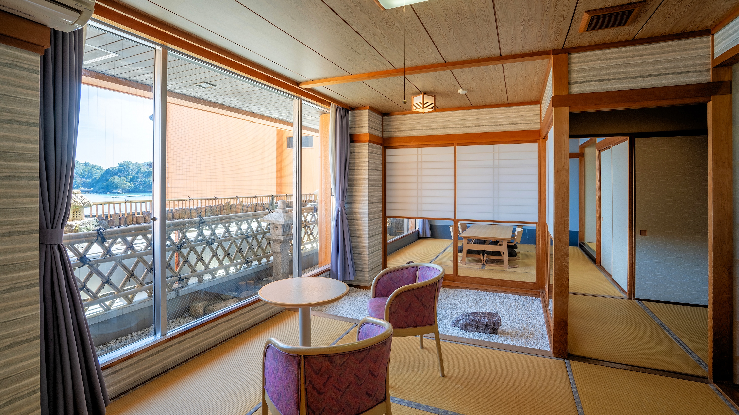 Phòng [Phòng đôi không hút thuốc + 6 chiếu tatami + 8 chiếu tatami theo phong cách Nhật Bản] Namiorion (Juen) / Phòng có phòng ngủ rộng rãi / Phổ biến với các gia đình