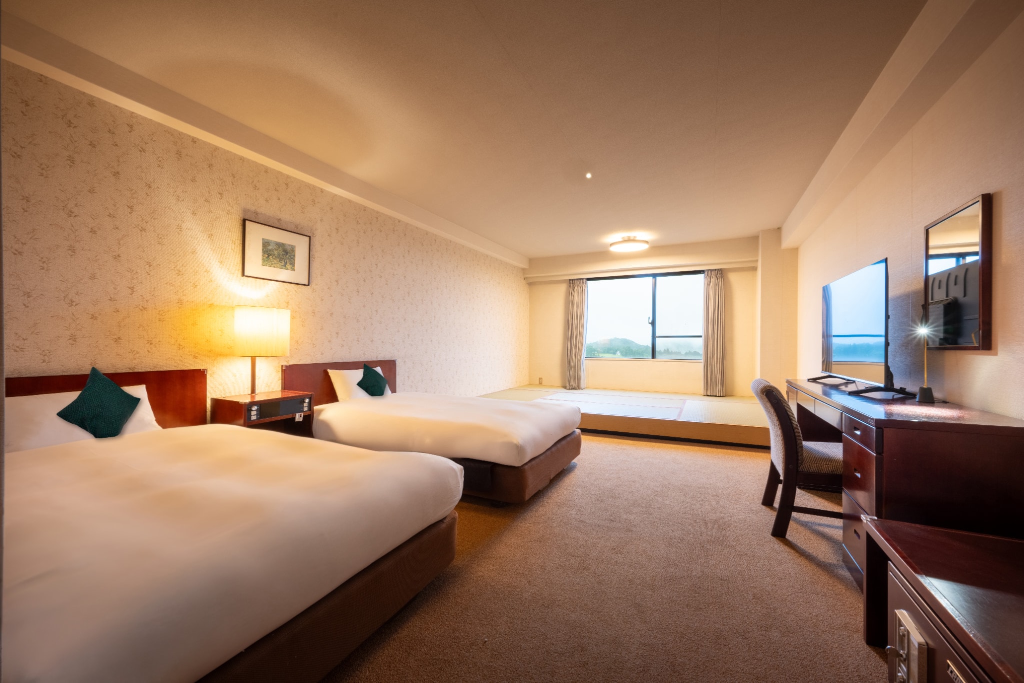 Phòng kiểu Nhật - Tây ở Cánh Tây (Cánh Cũ) Phòng khách *Hình ảnh