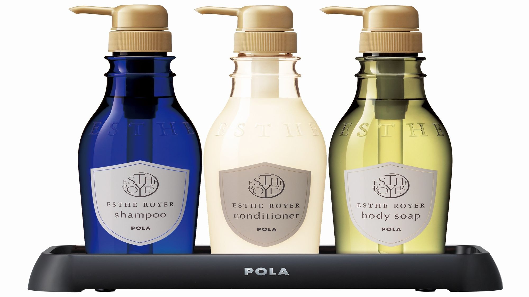 7th floor: POLA "Esteroyer" shampoo, conditioner, body soap