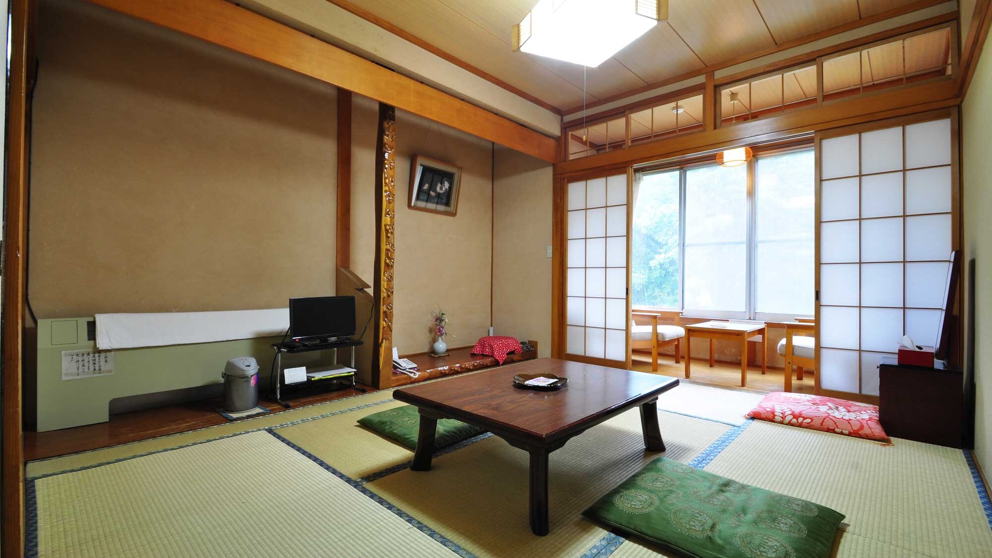 [Guest room] D type Japanese-style room [6 tatami mats] No toilet, with veranda