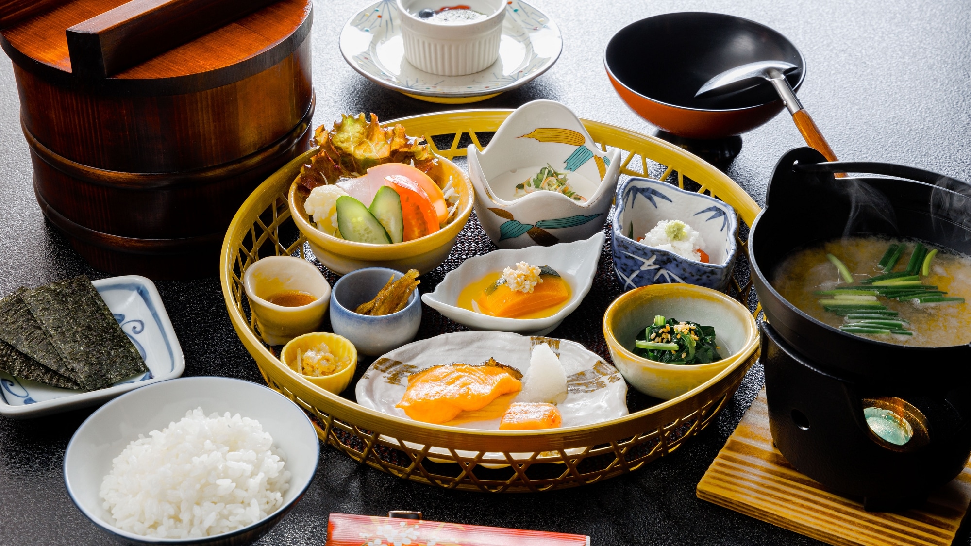 ■ตัวอย่างอาหารเช้า “อาซาโกเซ็น”