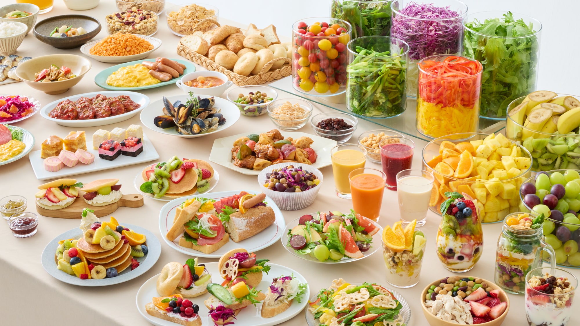 [Cheerful Morning] Start your day off with an exciting breakfast buffet that will invigorate you from the inside out.