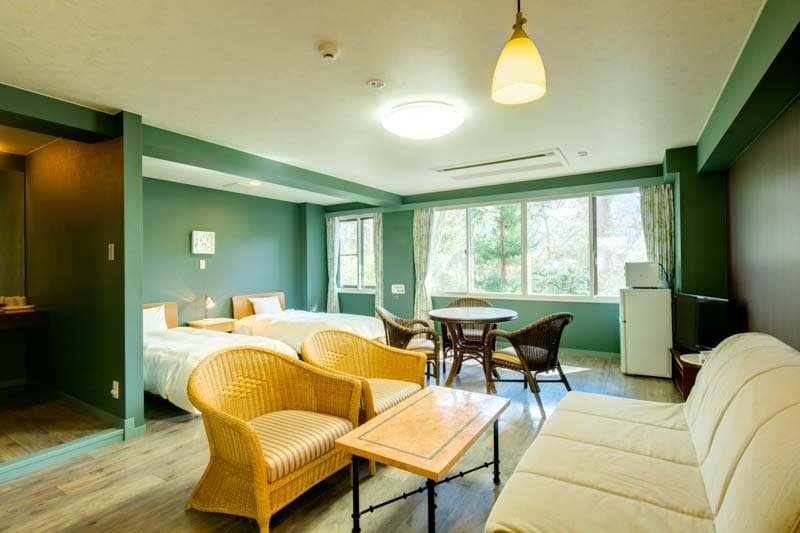 An example of a guest room
