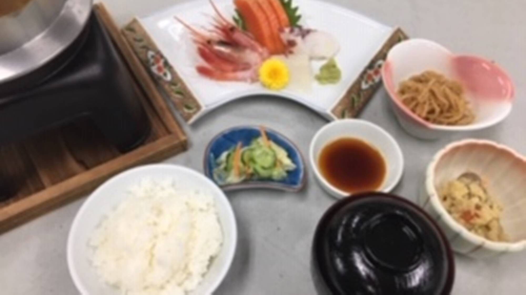 *可選擇的套餐計劃/生魚片套餐