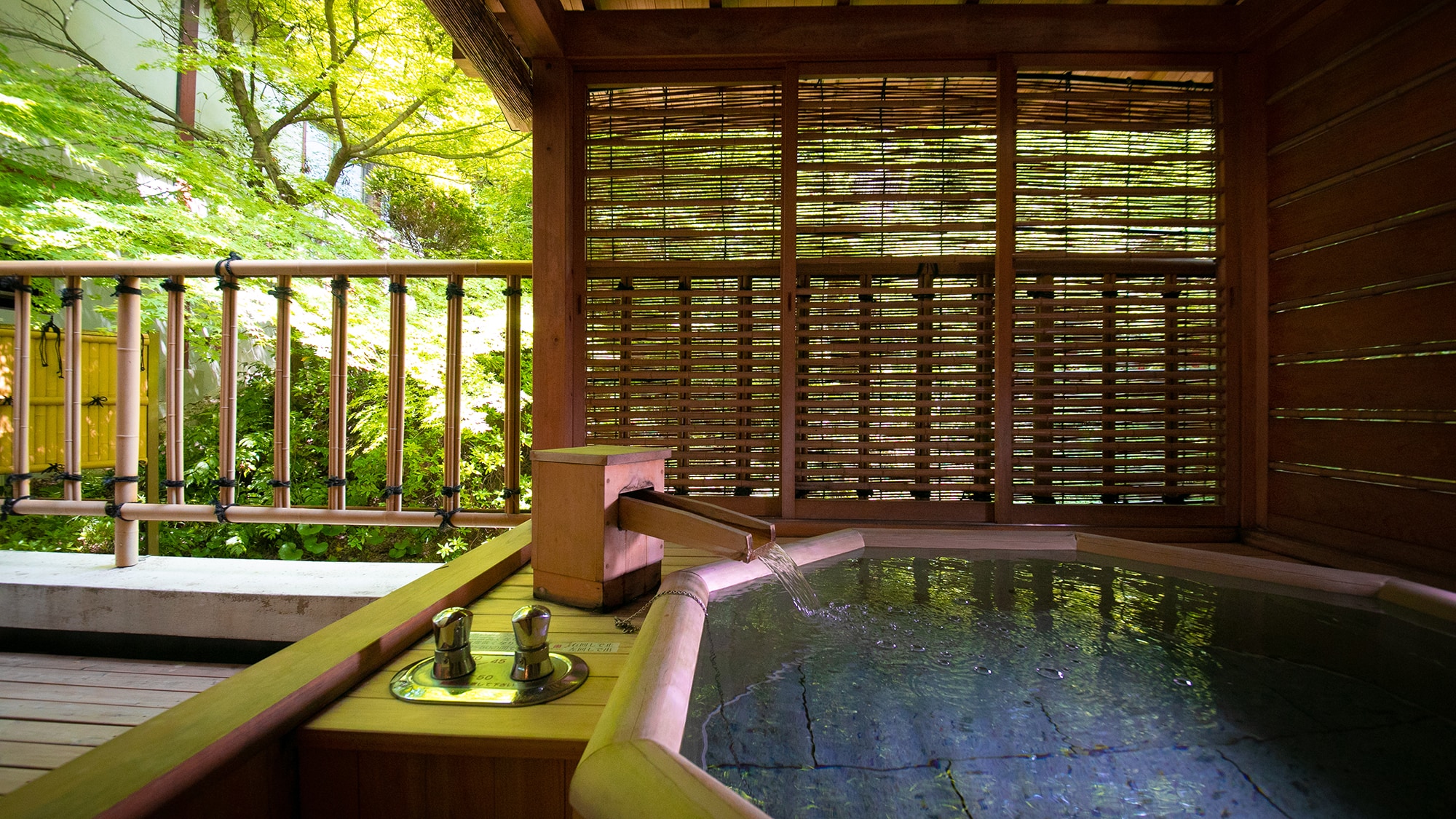 [Room with open-air bath] [Open-air bath]