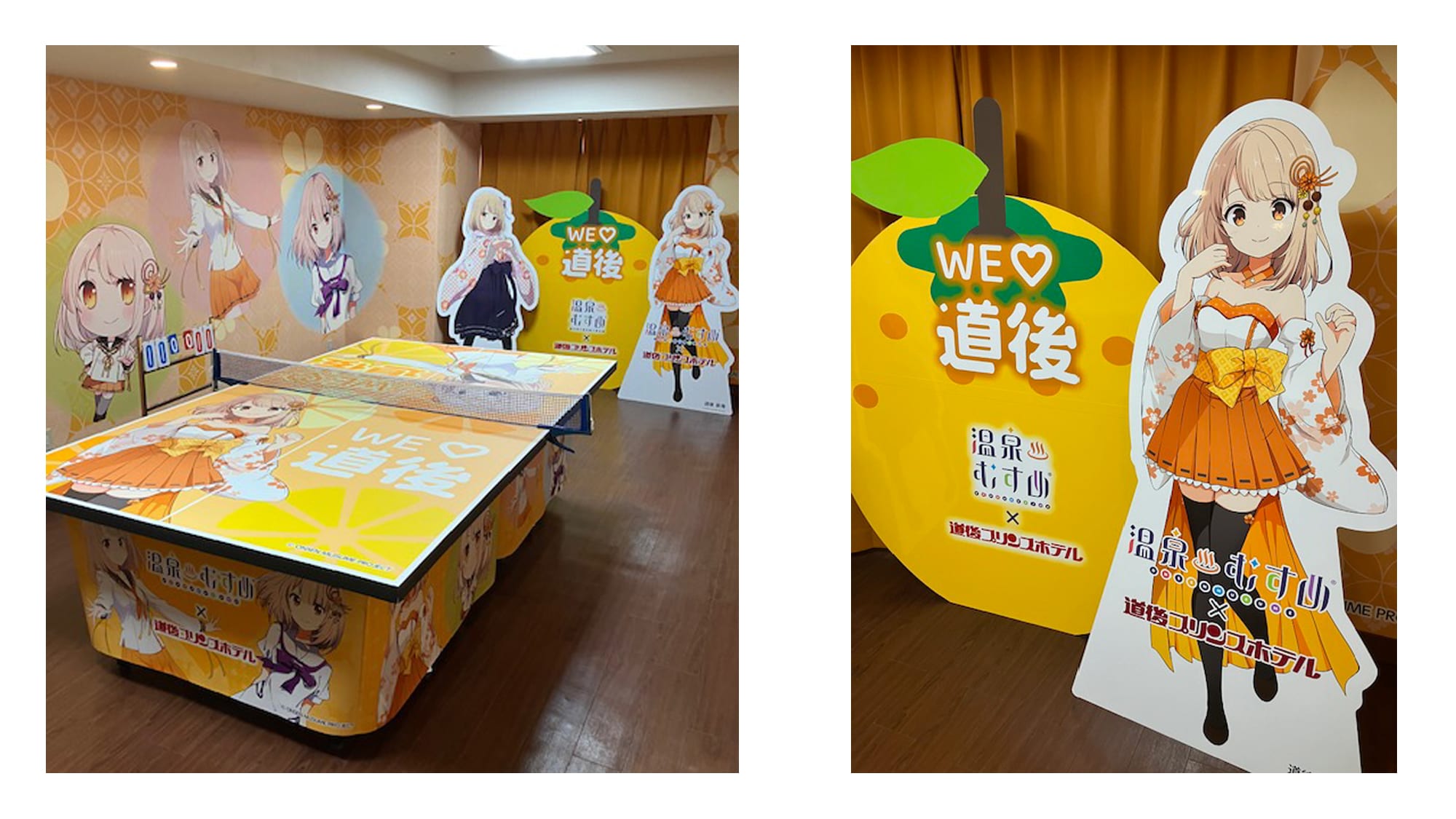 【道後泉海ちゃんとピンポン】全国初！『温泉むすめ』モチーフ卓球ルームがオープンしました！
