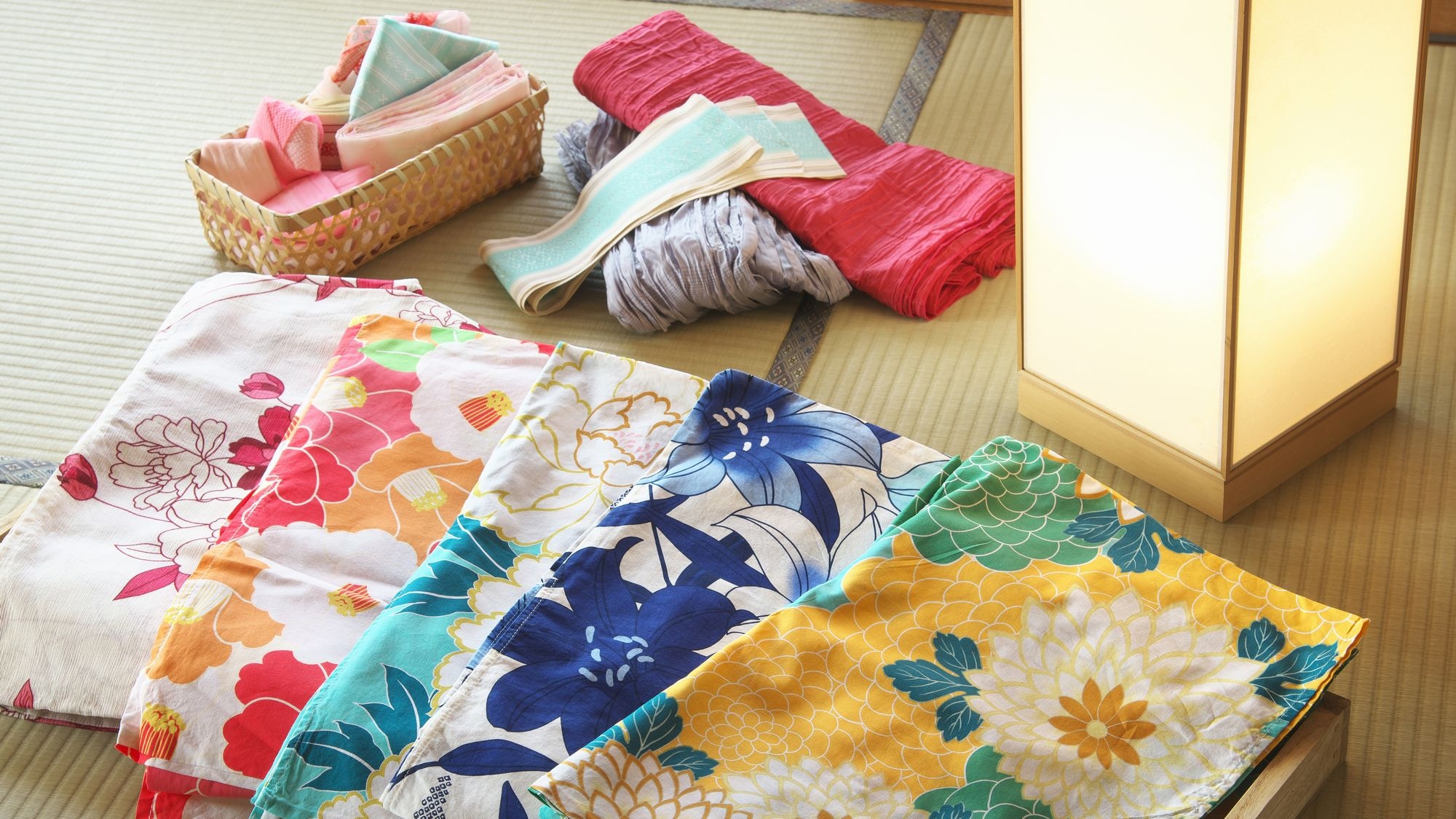 [Yukata] Make your stay even more enjoyable with a cute colorful yukata