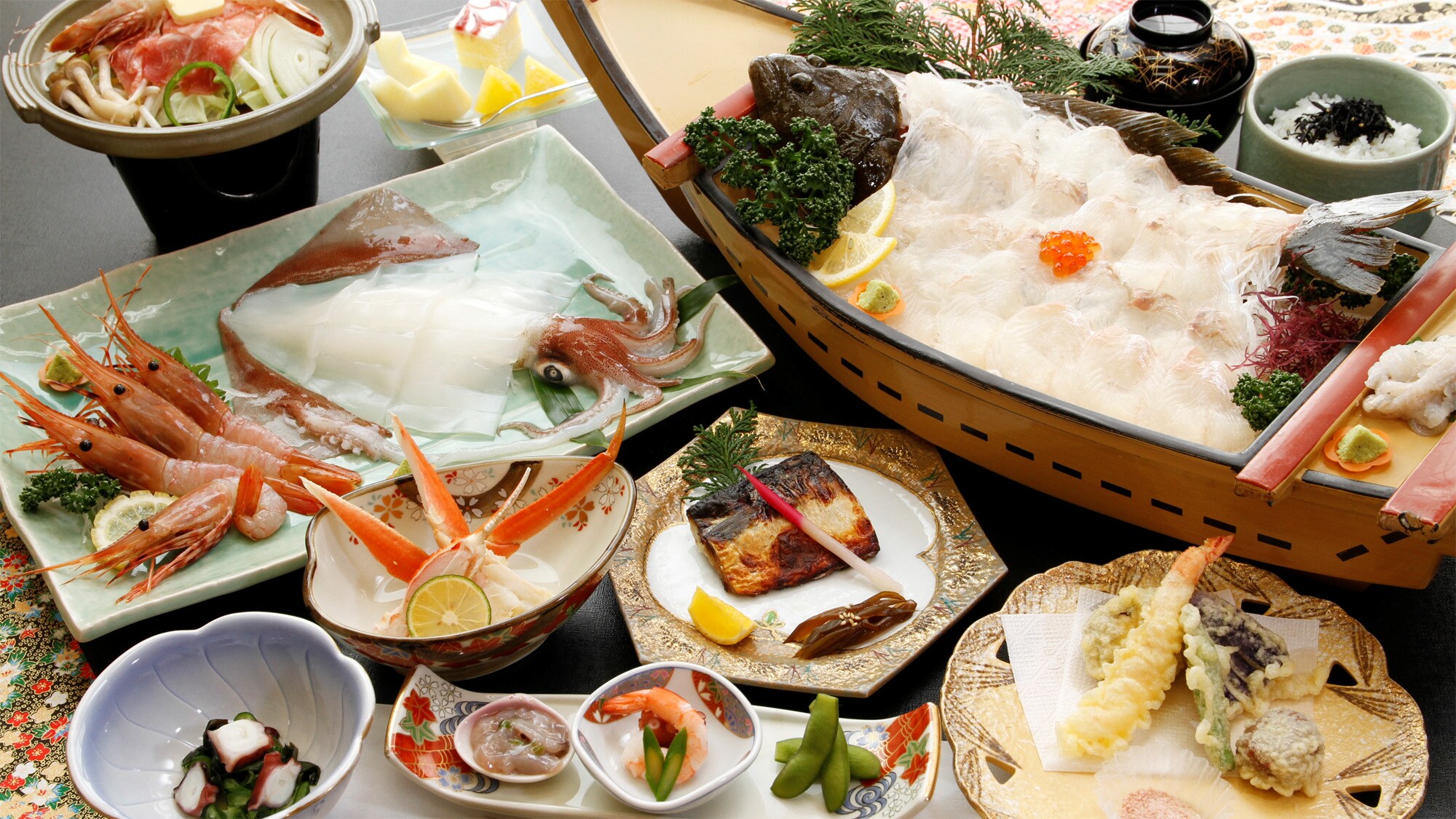 Wakasa seafood course