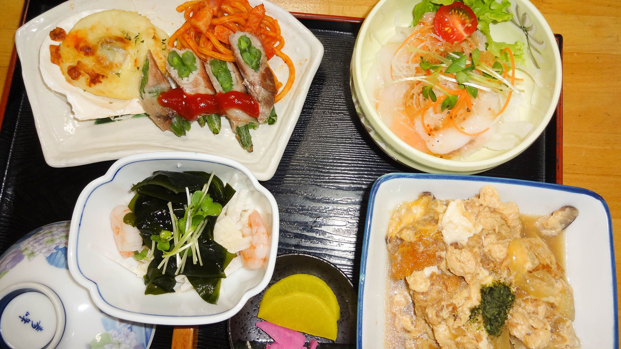 ・Example of dinner on one day