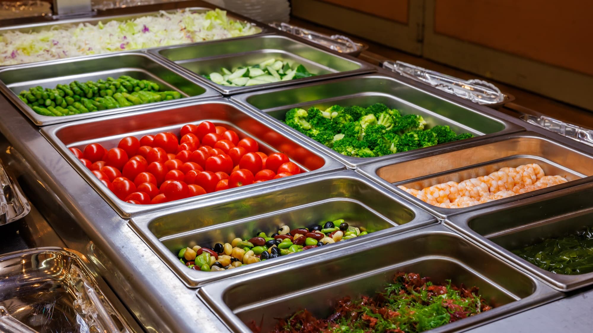 Breakfast buffet food image