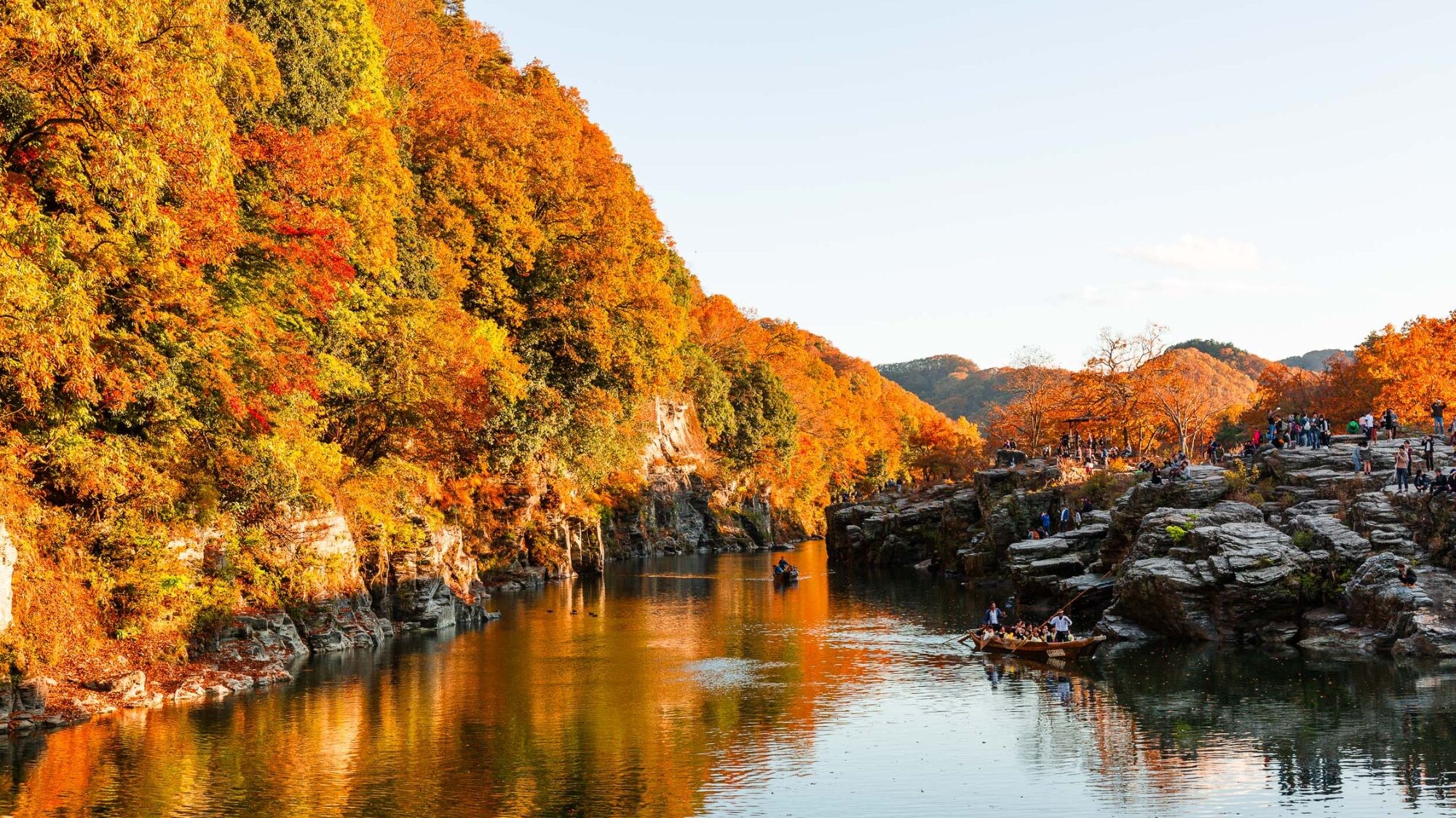 长瀞的红叶胜地
