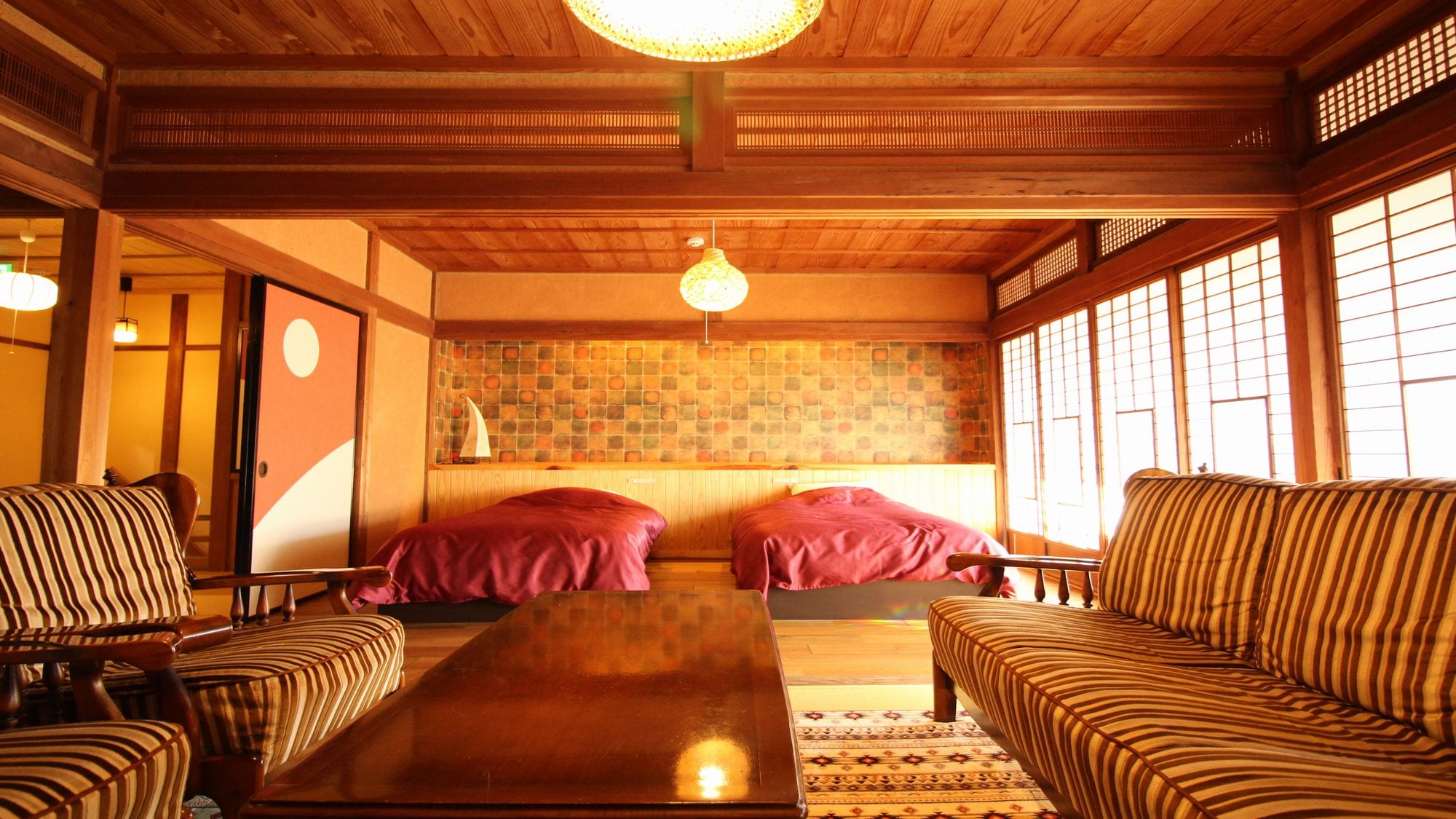 [Tsukina Rikyu] 2nd floor: The sliding doors have been removed to create a spacious bedroom floor