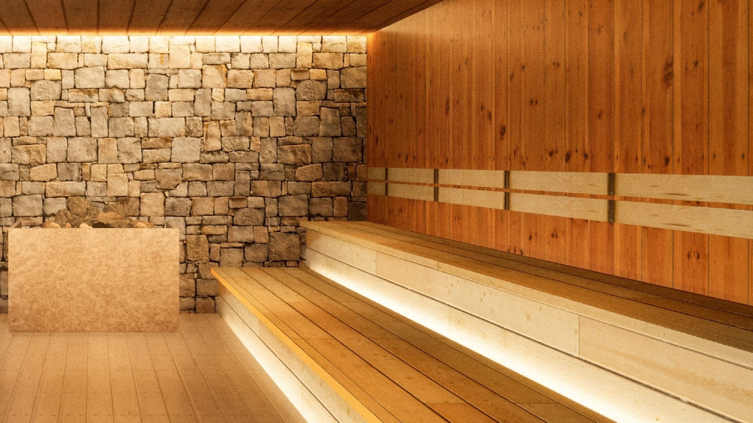 Women's large bath sauna (image)