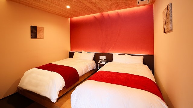 Guest room with open-air bath (90 square meters) Japanese-Western style room