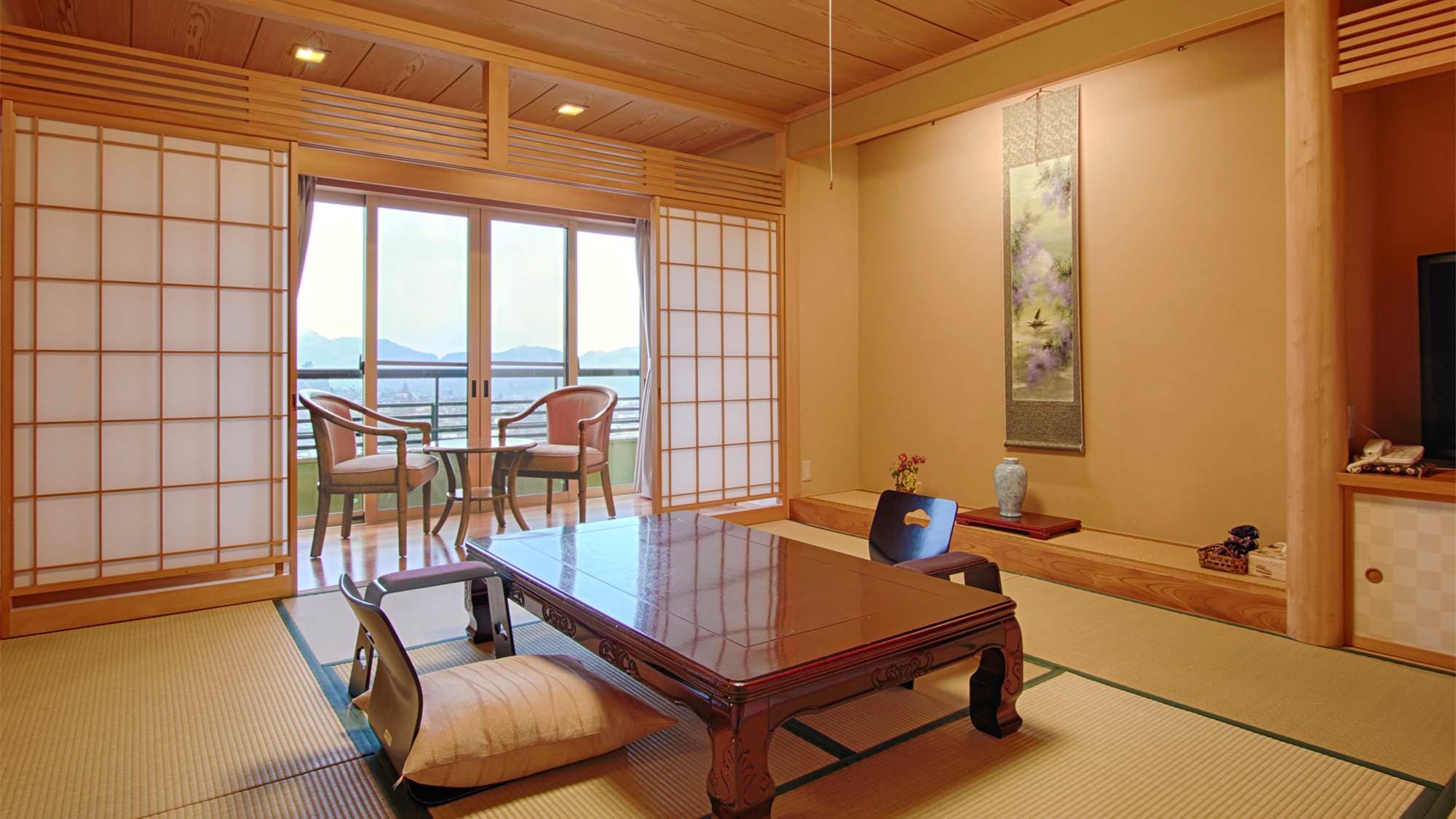 Special Japanese-style room with open-air bath [Beauty hot spring room]