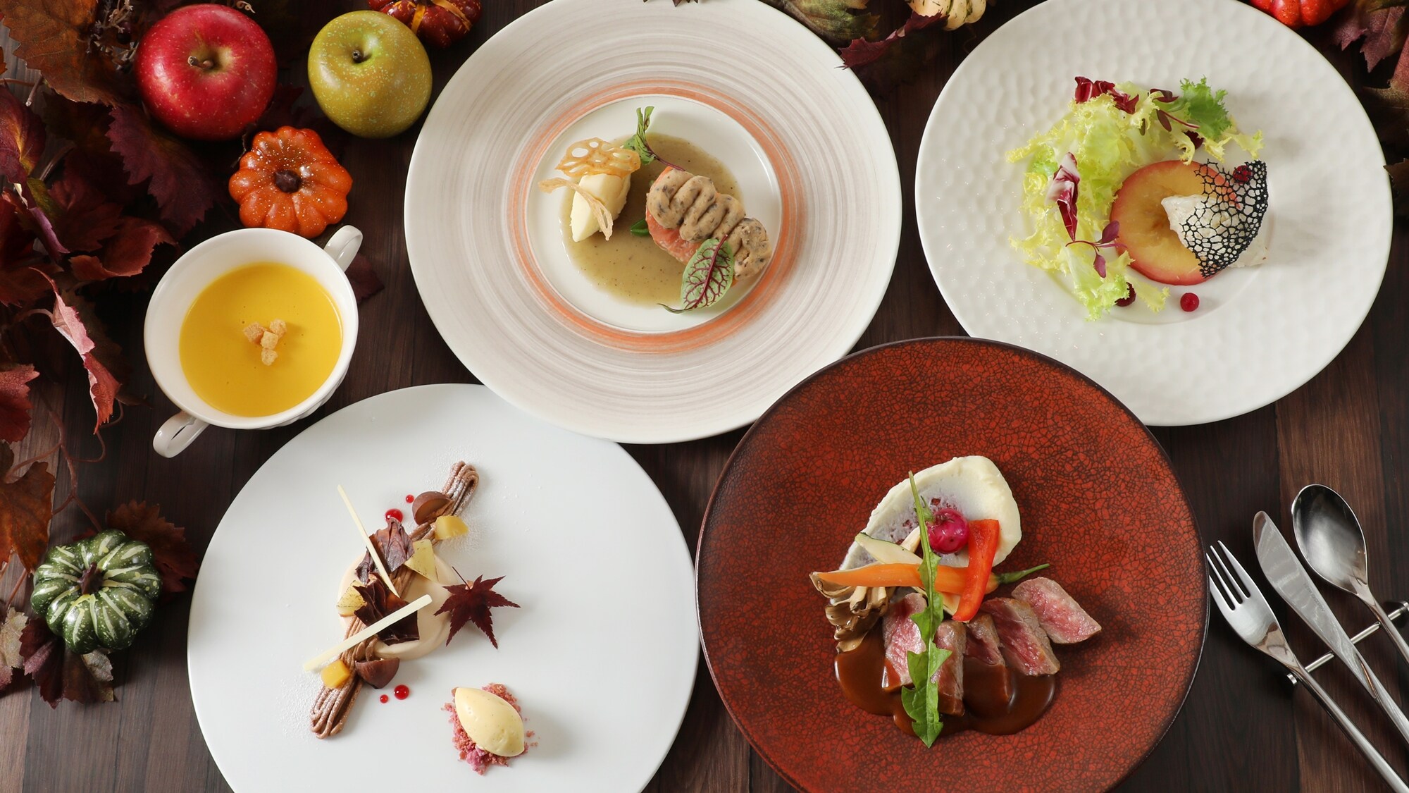 9月1日（週一）～10月31日（星期五） Petit Fleur 全套餐午餐