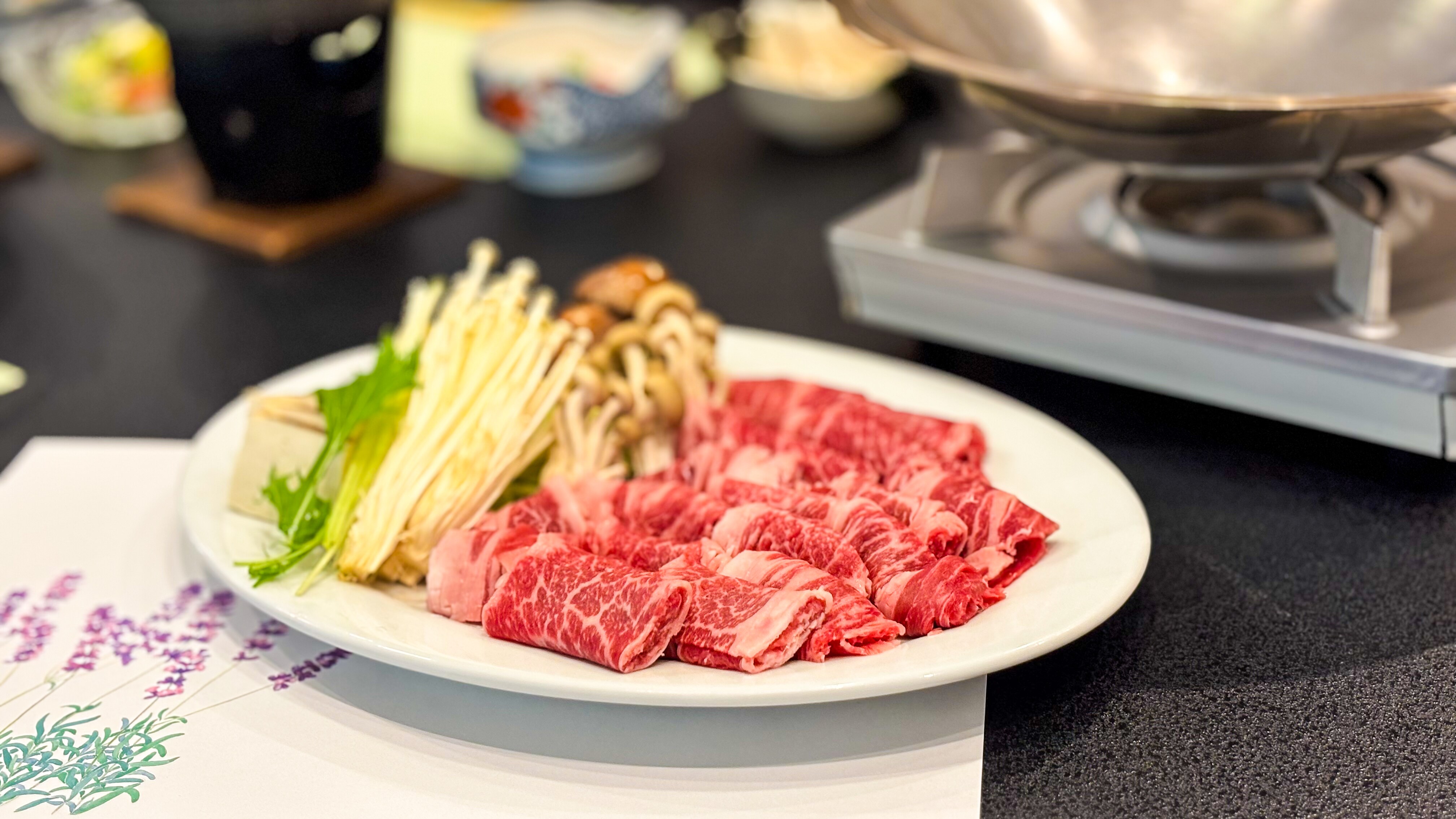 (คอร์สมัตสึ) ชาบูชาบูเนื้อวากิวฮอกไกโด