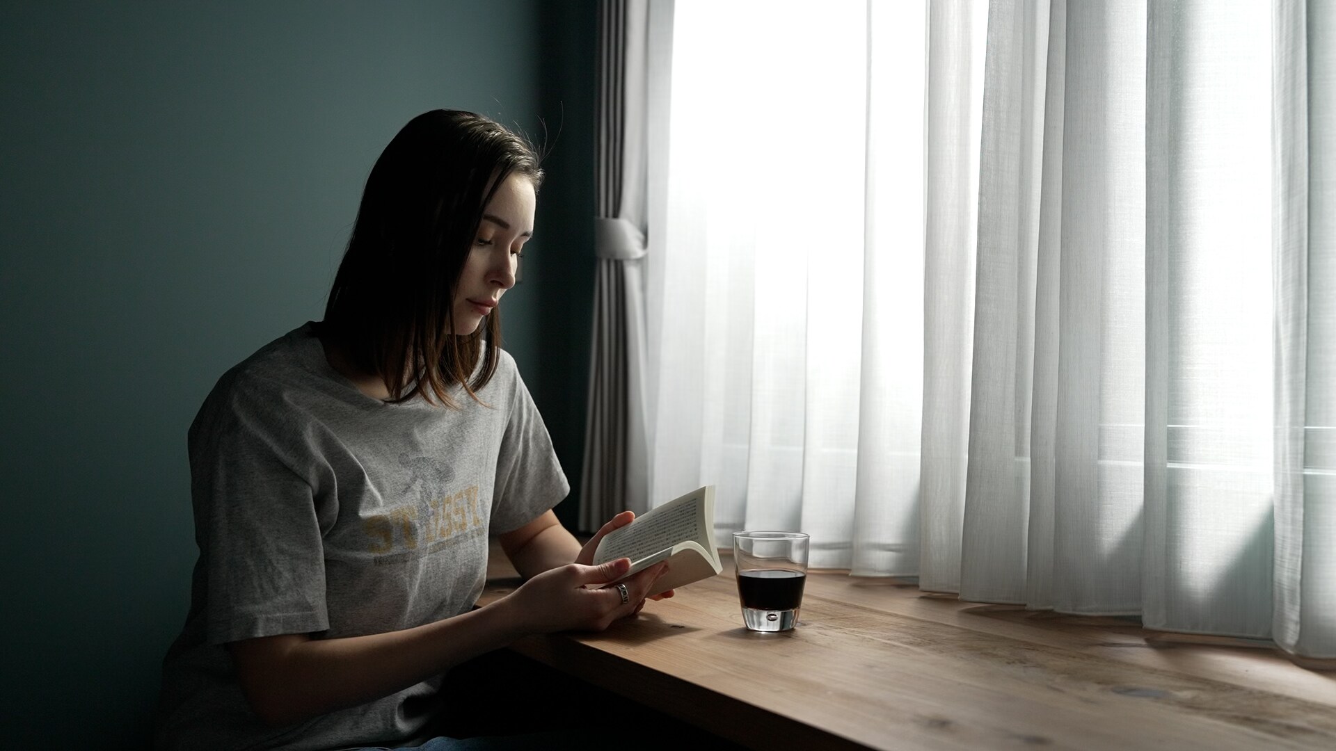 Why not enjoy a relaxing read with a cup of coffee in hand?