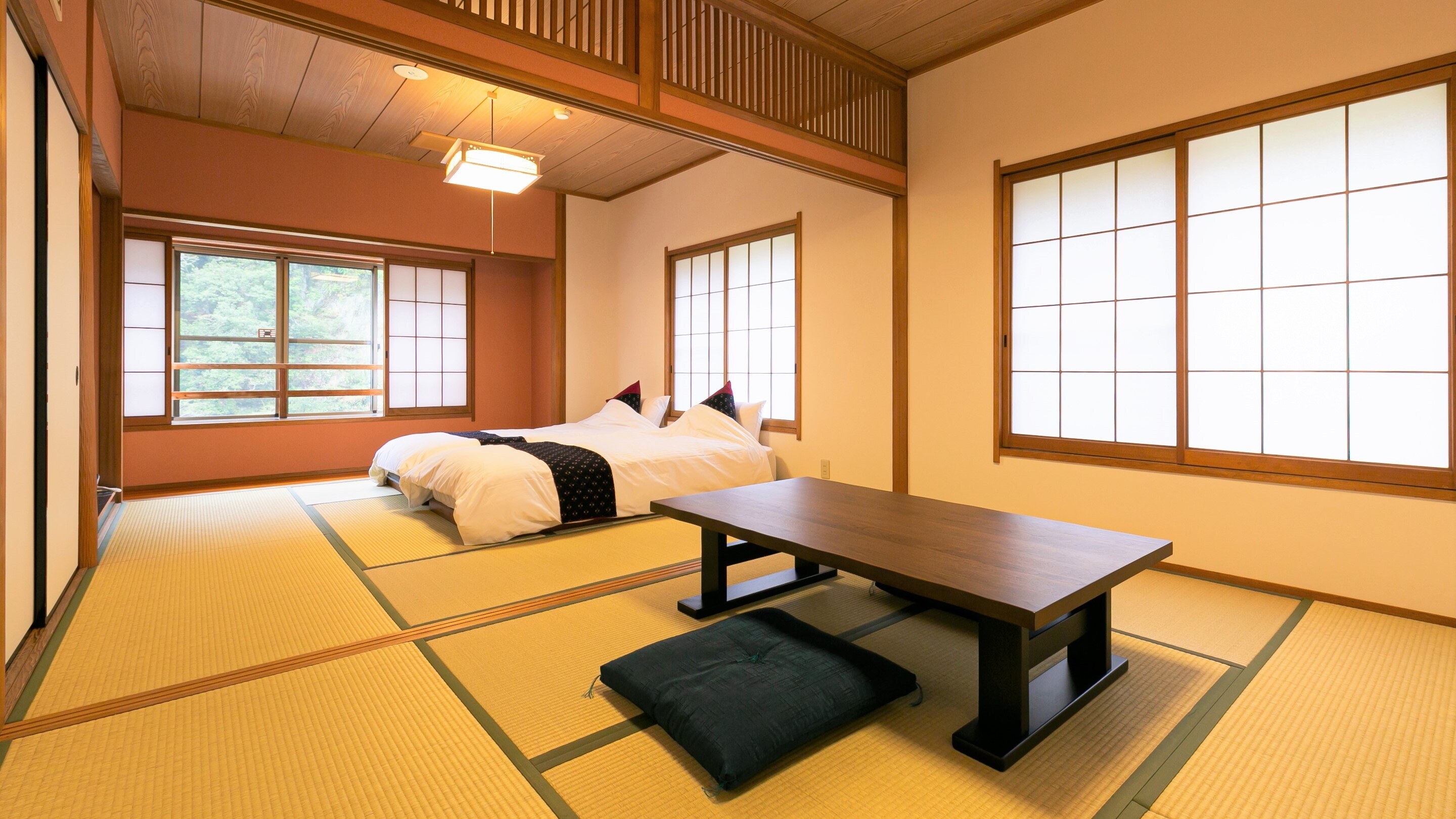 Japanese-style twin bed