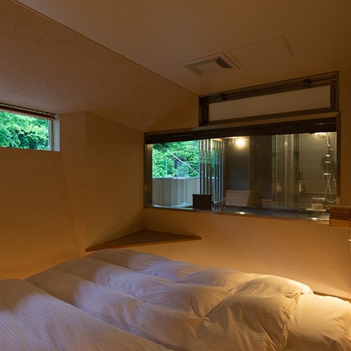 [山茶花] 带露天浴池的日式和西式房间