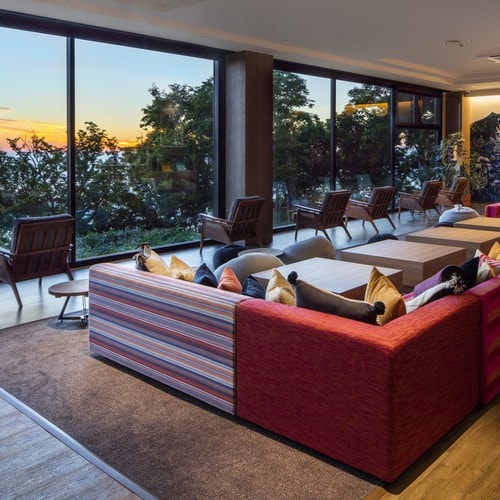 [Lobby] Sunset from LOB BY LOUNGE