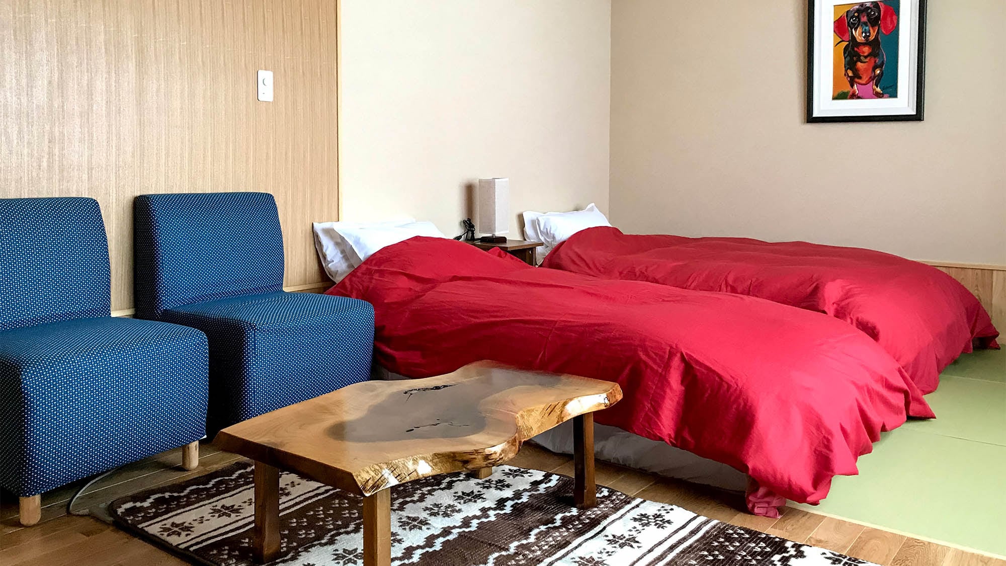 ・ Economy <18 sqm> Japanese and Western room You can spend a relaxing time with a couple or a couple.