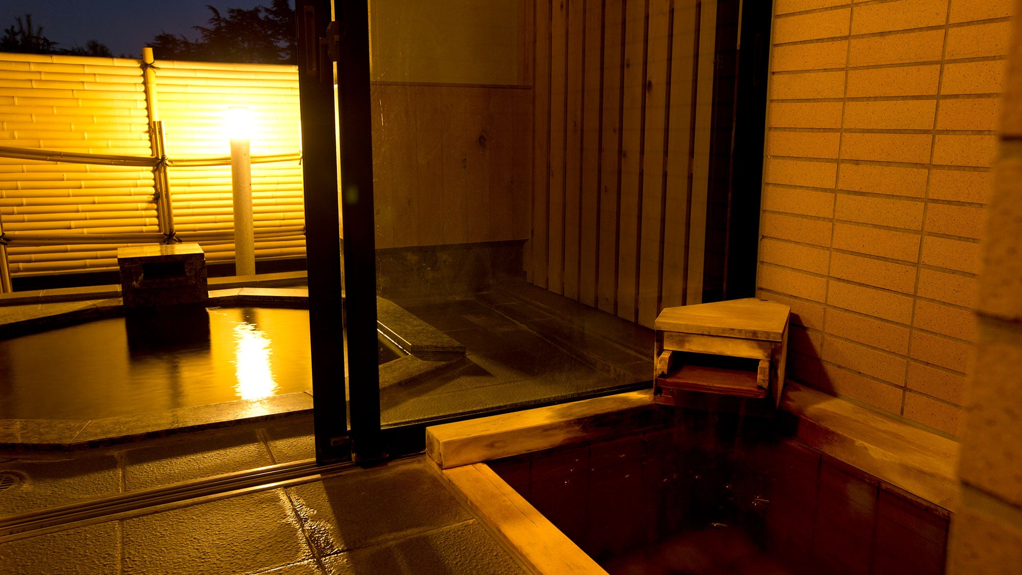 Phoenix standard room / source open-air bath / indoor bath example