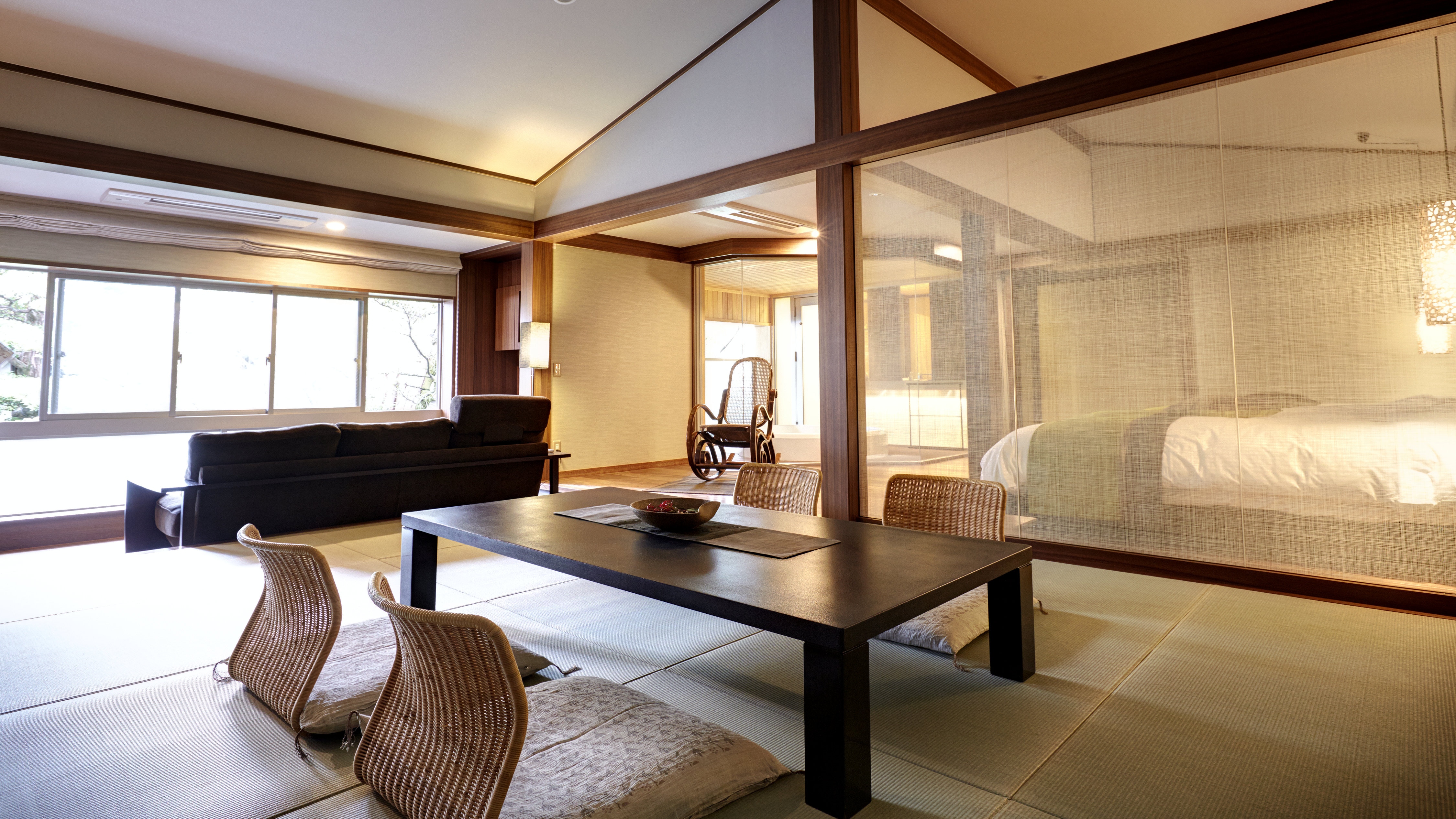 [Annex] Premium Japanese suite with Jacuzzi open-air bath <Modern Japanese/Meals served in the room>