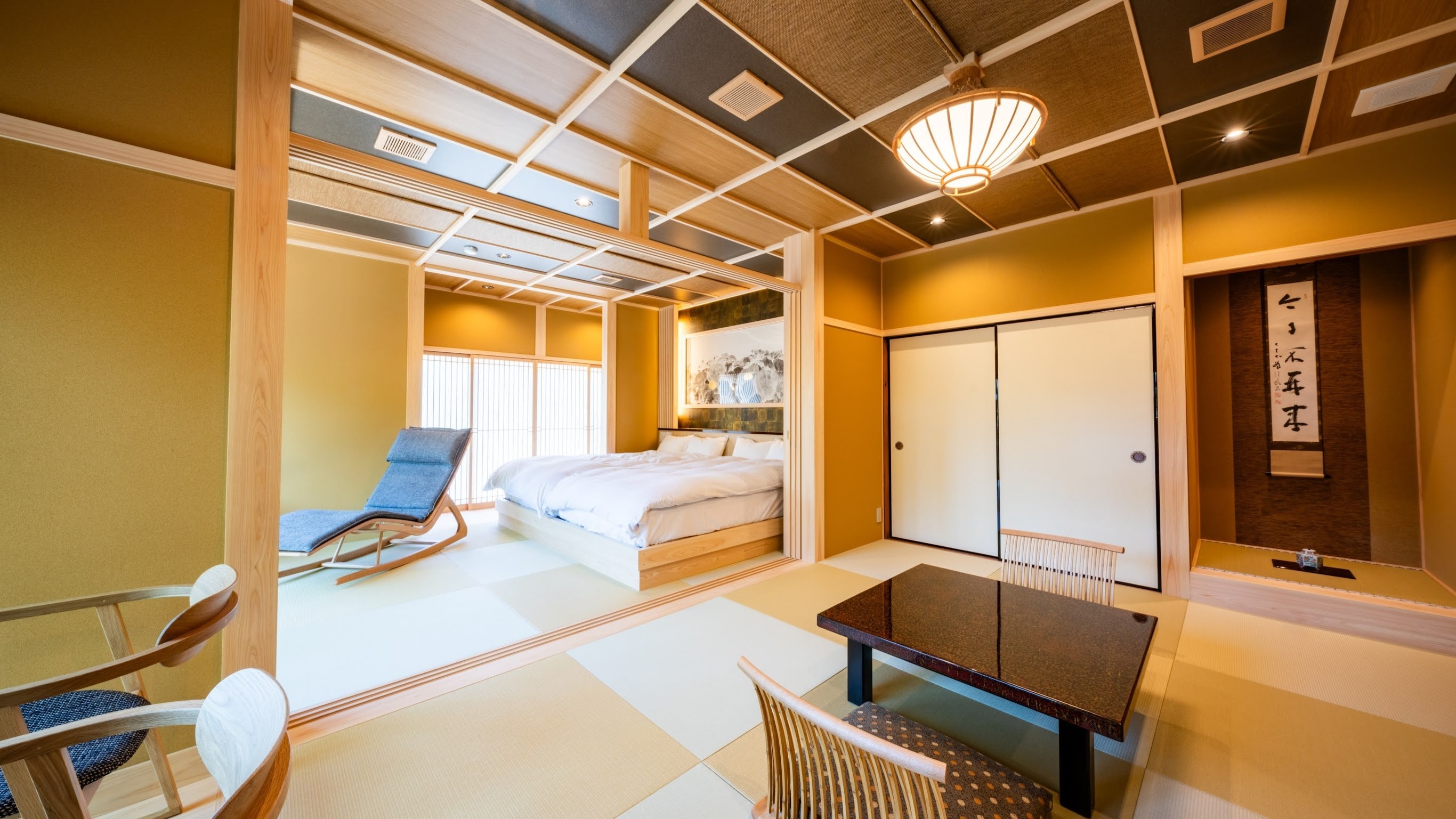 [Separate room: 60 square meters + 20 square meters with garden] Jr. Suite Kongo with semi-open-air bath