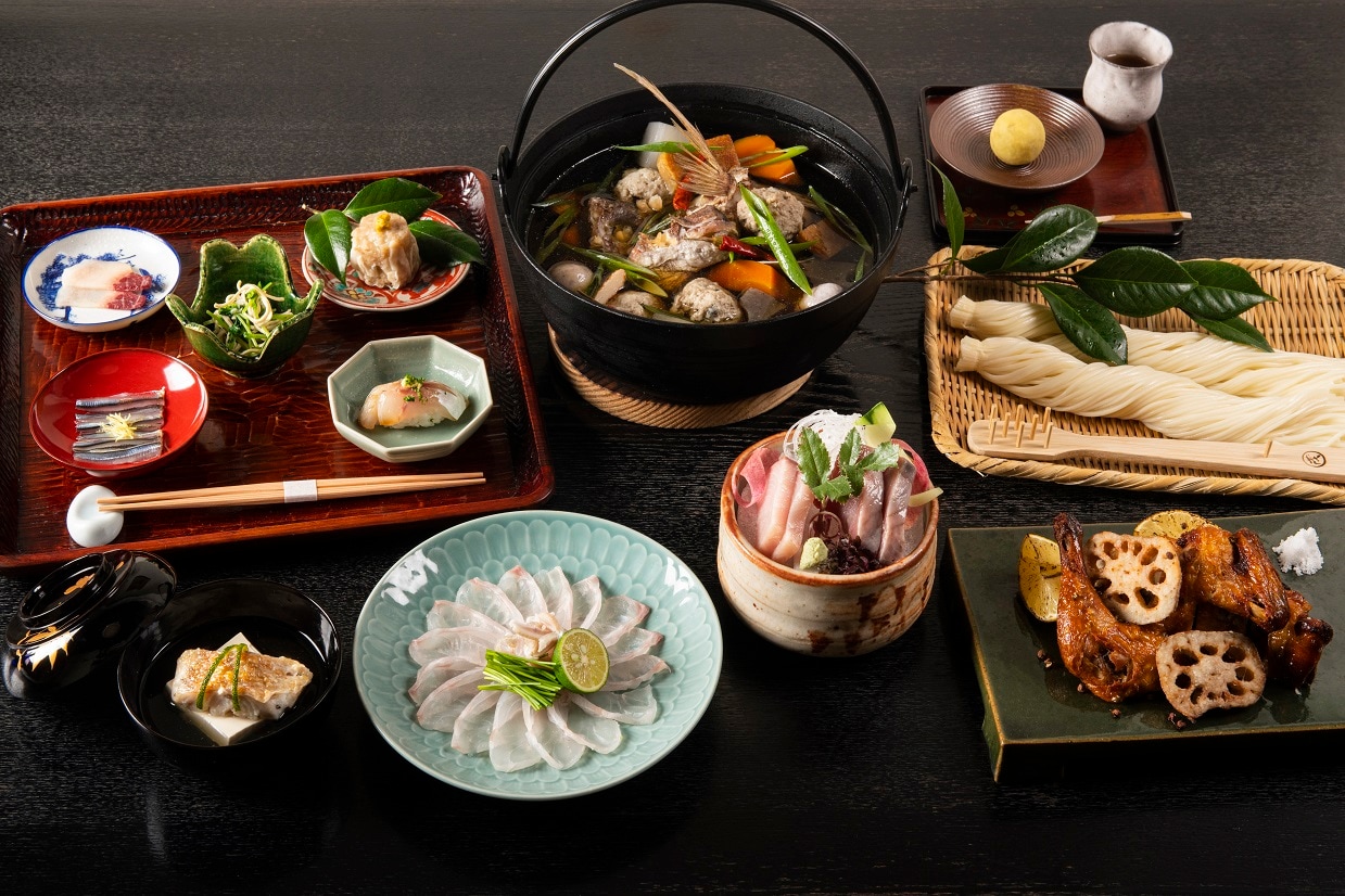 Basic plan + thinly sliced grouper 3,000 yen