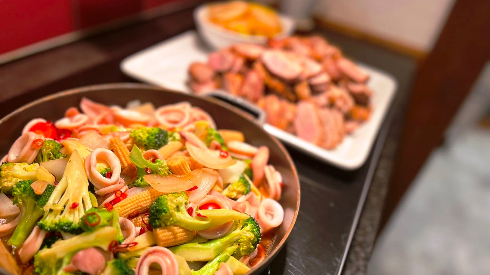 Dinner buffet example
