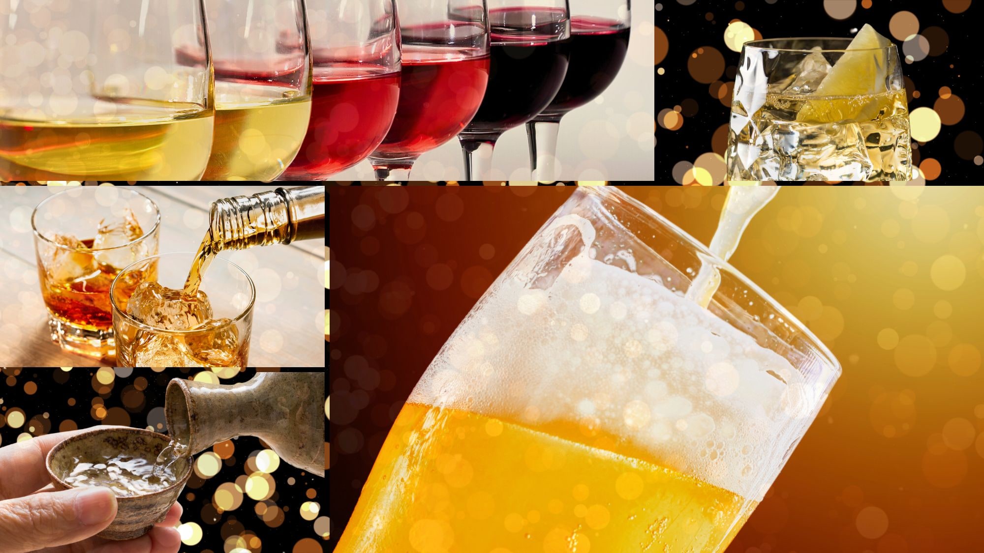 All-you-can-drink drinks! We have a wide selection of alcoholic drinks including beer, sake, shochu, wine, whiskey, and soft drinks.