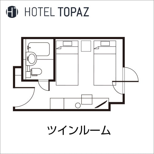 Twin room layout