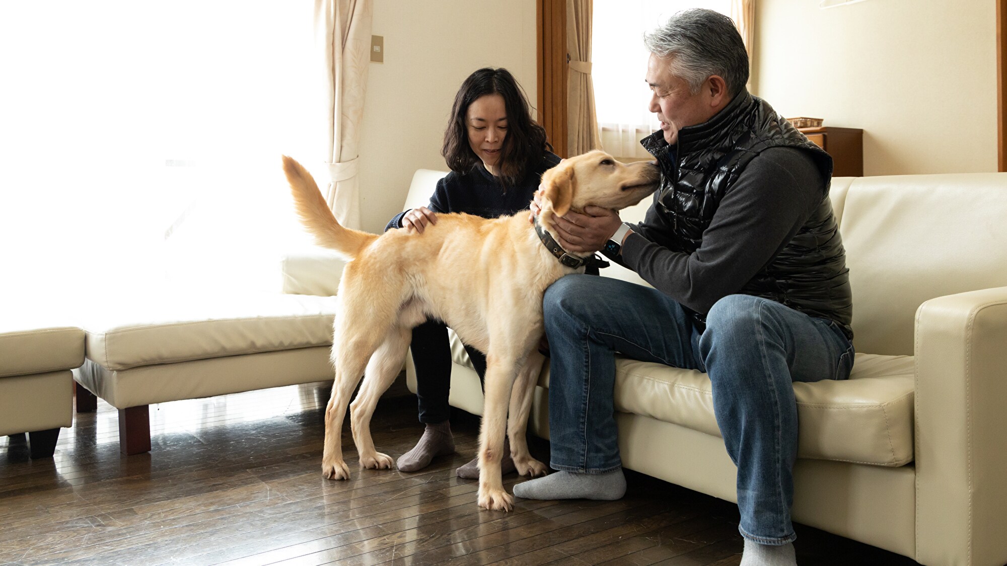 ผ่อนคลายในห้องนั่งเล่นของกระท่อมที่คุณสามารถอยู่ร่วมกับสัตว์เลี้ยงของคุณได้