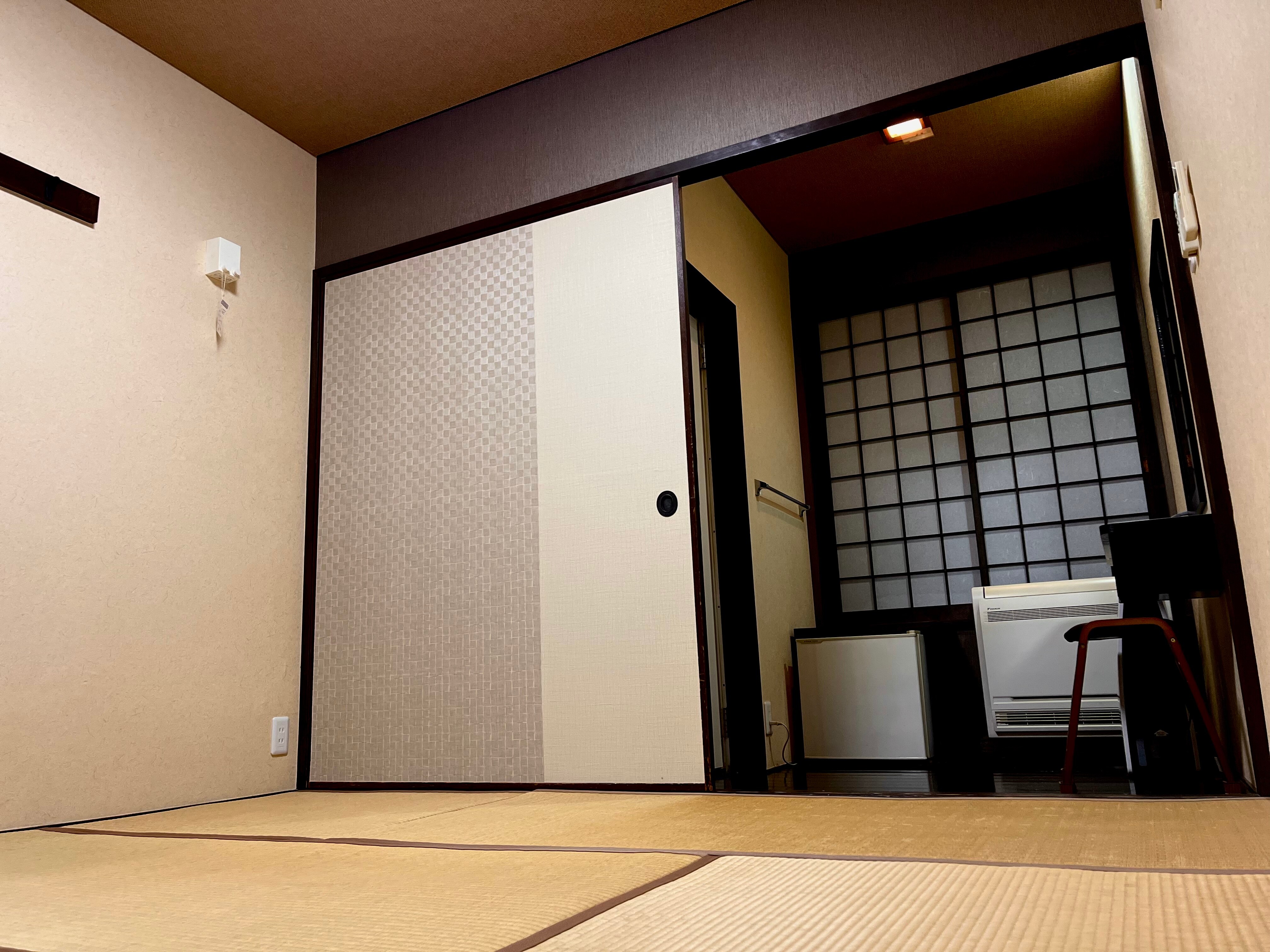 4.5 tatami mat room with bathroom and toilet after renovation