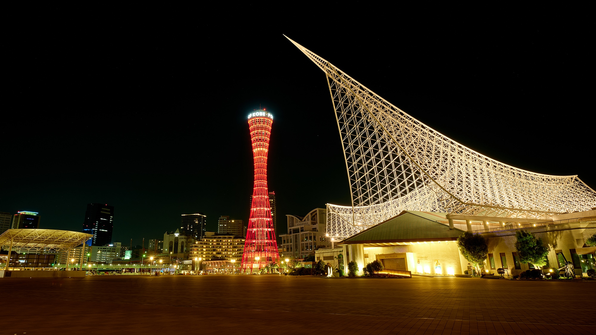 Taman Meriken (pemandangan malam)