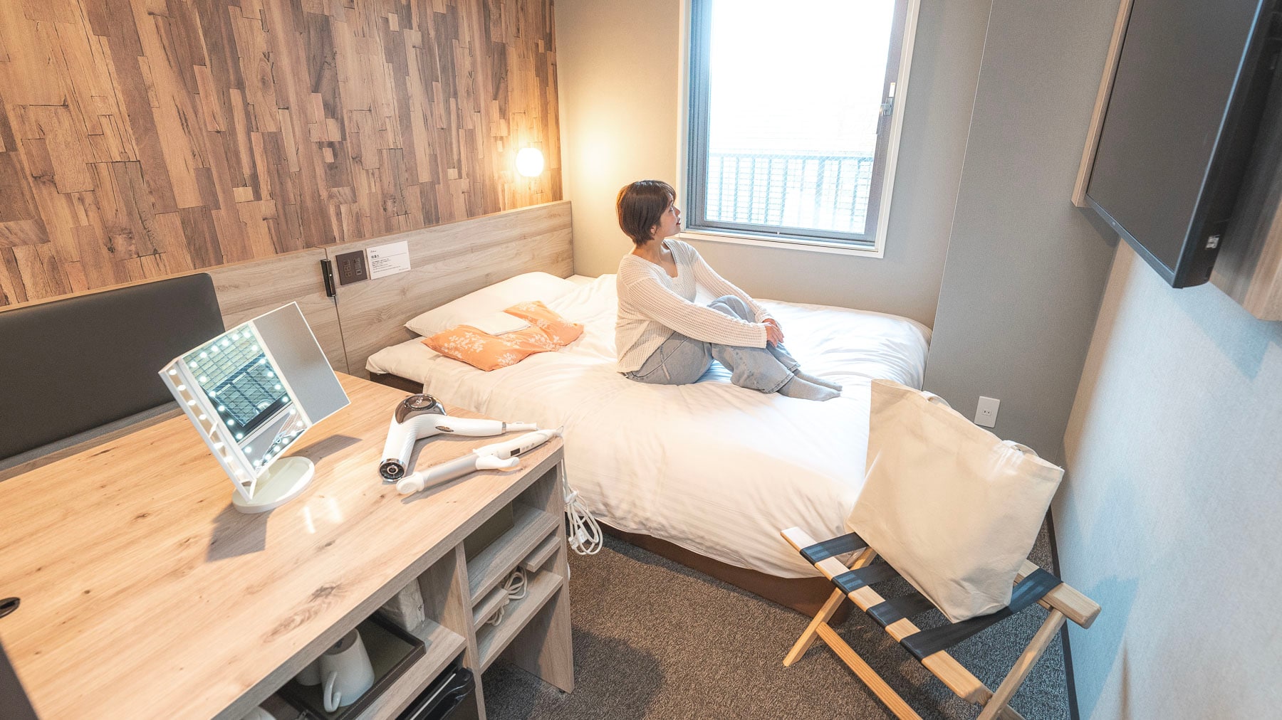[Ladies' room] Spacious and comfortable space for storing small items♪