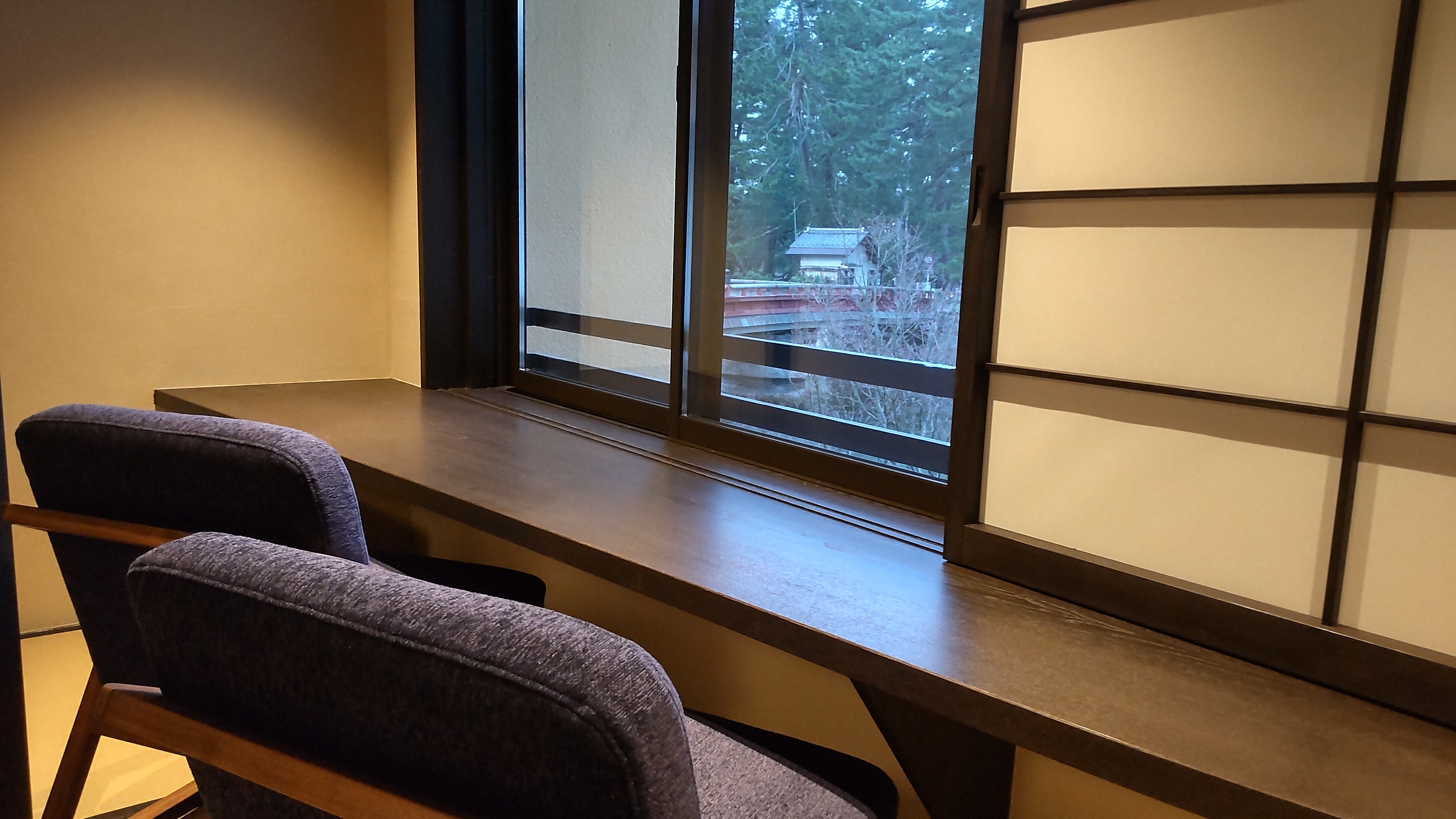 Japanese-style room with a view of Amanohashidate