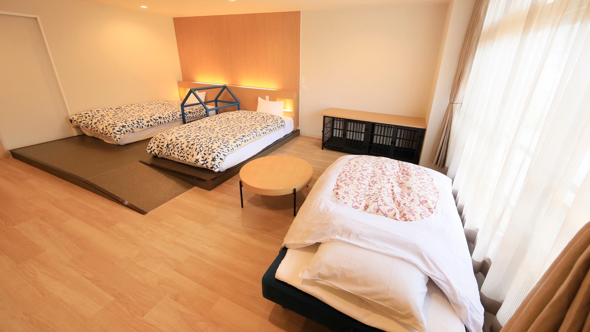 [Western-style twin] A sofa bed will be prepared for 3 people.