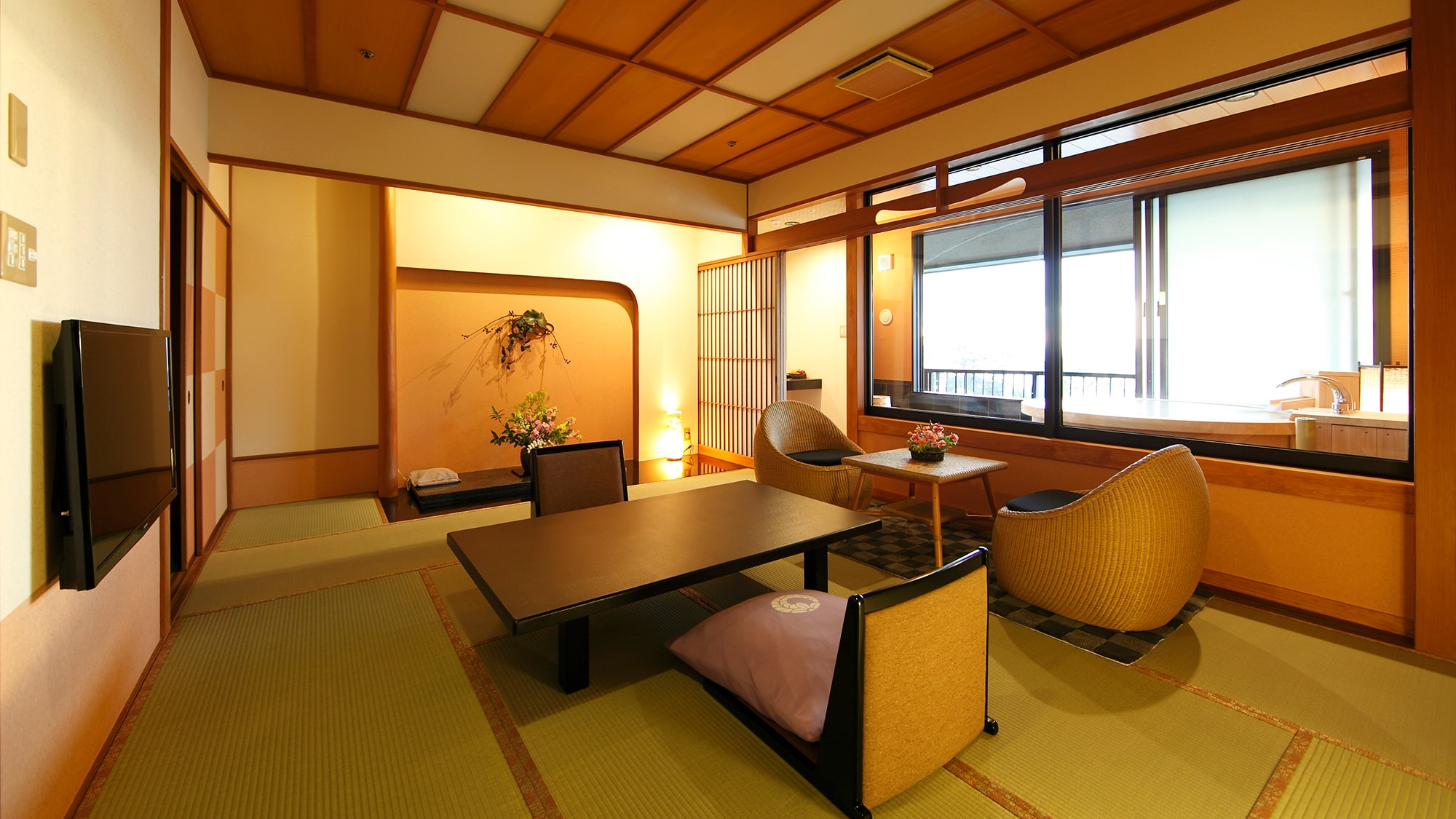 Guest room with open-air bath "Violet"