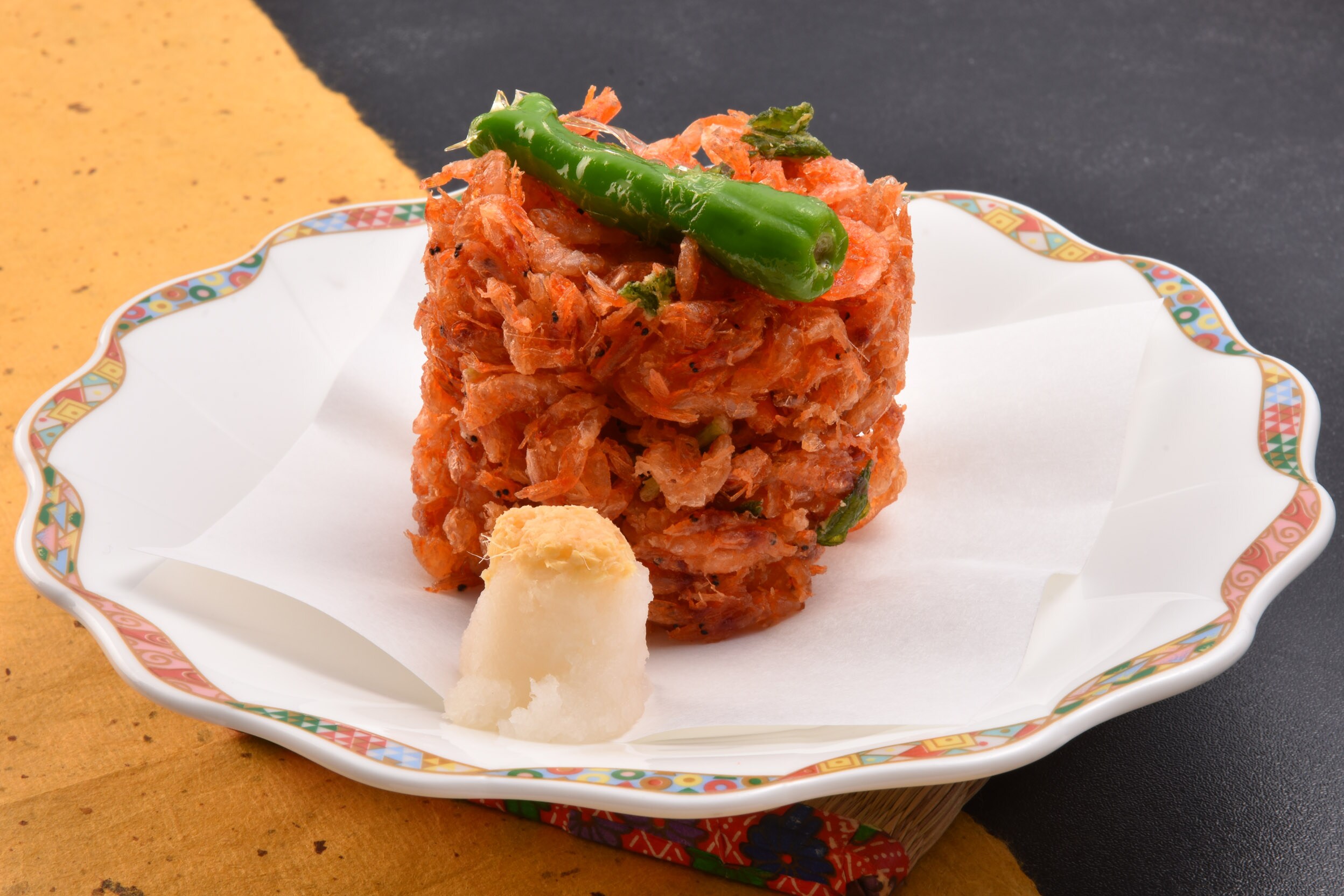Sakura shrimp tempura (image)
