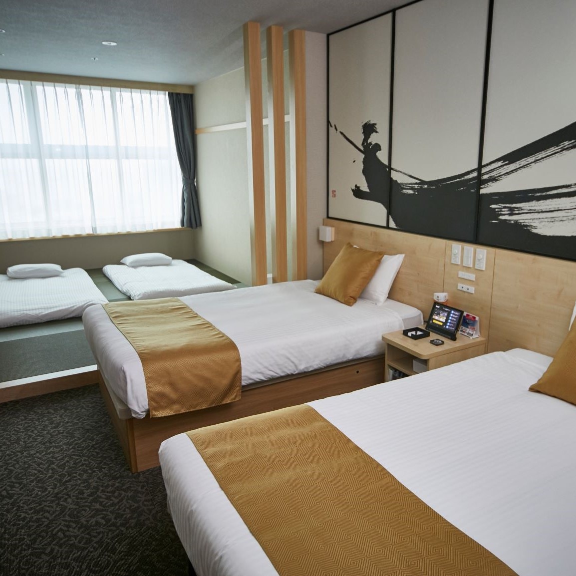 中型日式雙床房 可住 4 人