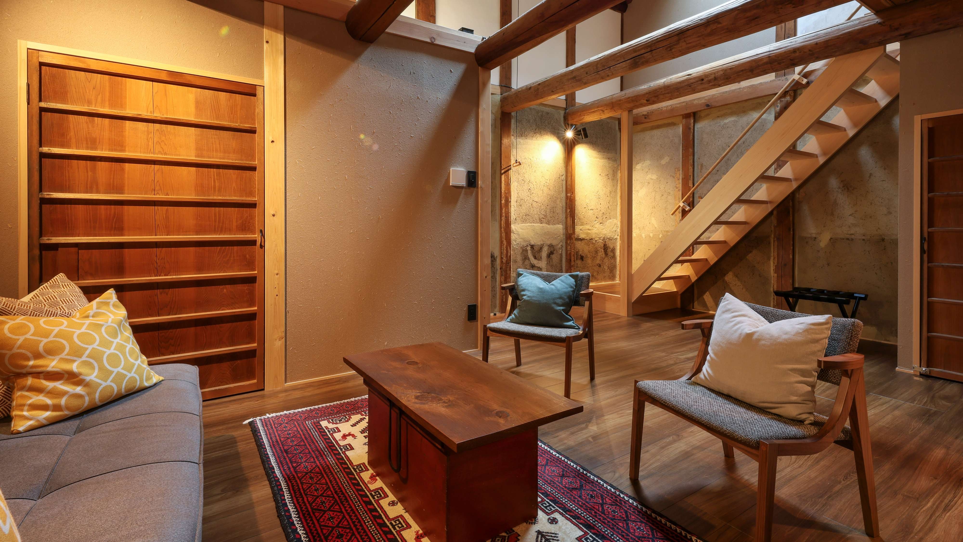 ■KOUJI (50m2/twin/accommodates 3 people/1F living room/2F bedroom)