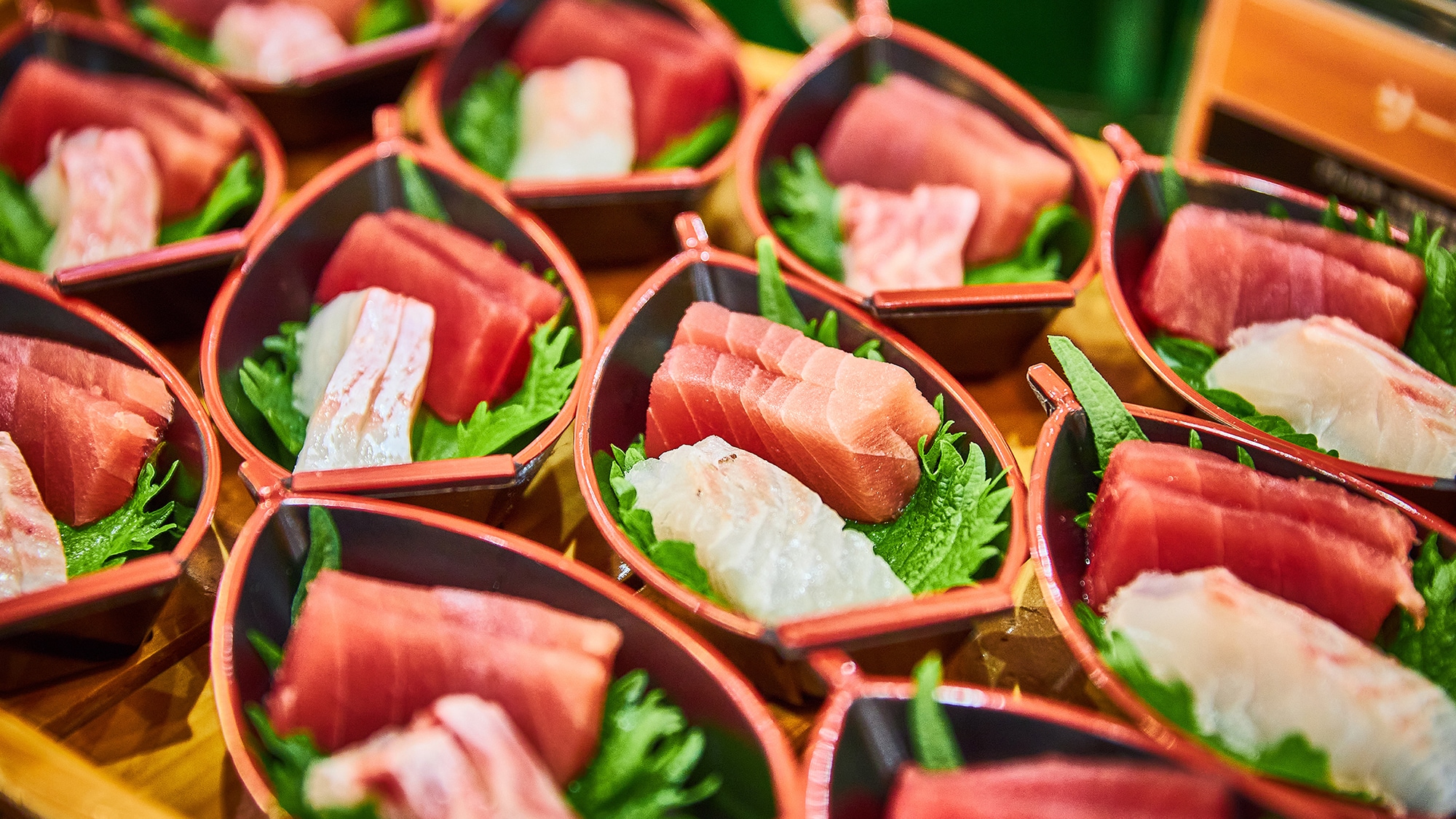 Dinner buffet sushi