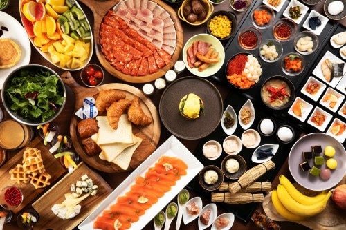 Prasmanan sarapan (gambar)