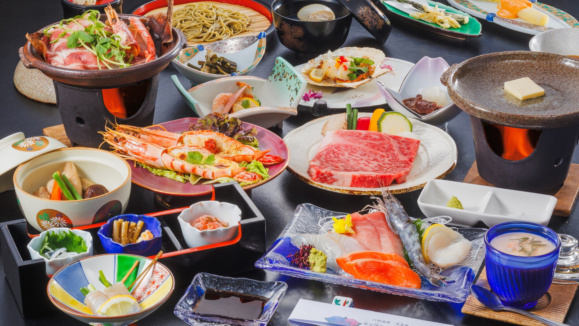 [สเต็กเนื้อโยเนซาวะเกรด A5 ที่คัดสรรพิเศษ] เพลิดเพลินกับซอสไชเท้าขูดพิเศษ วาซาบิ และเกลือธรรมชาติ