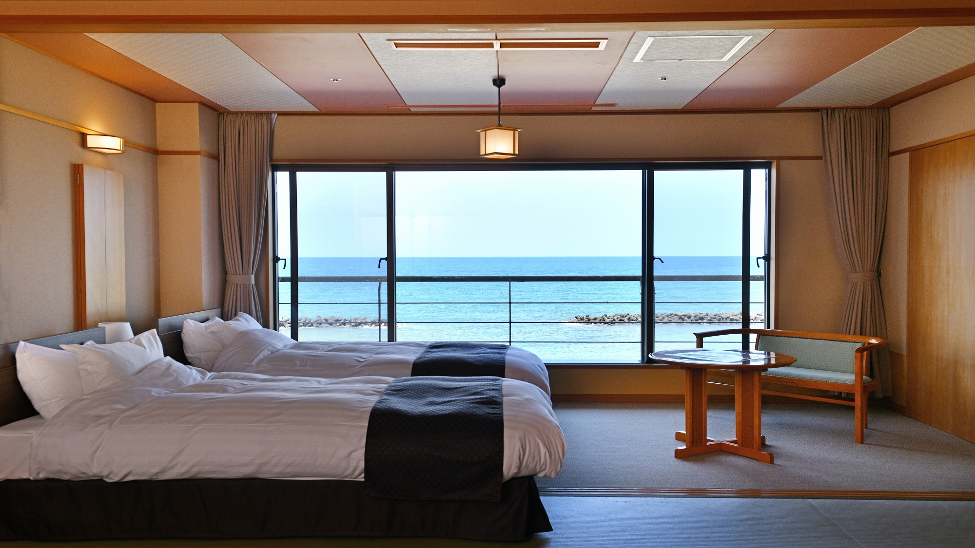 Ocean view "Taikan" "Taikan" Japanese-style room (2 bed type) [Non-smoking]