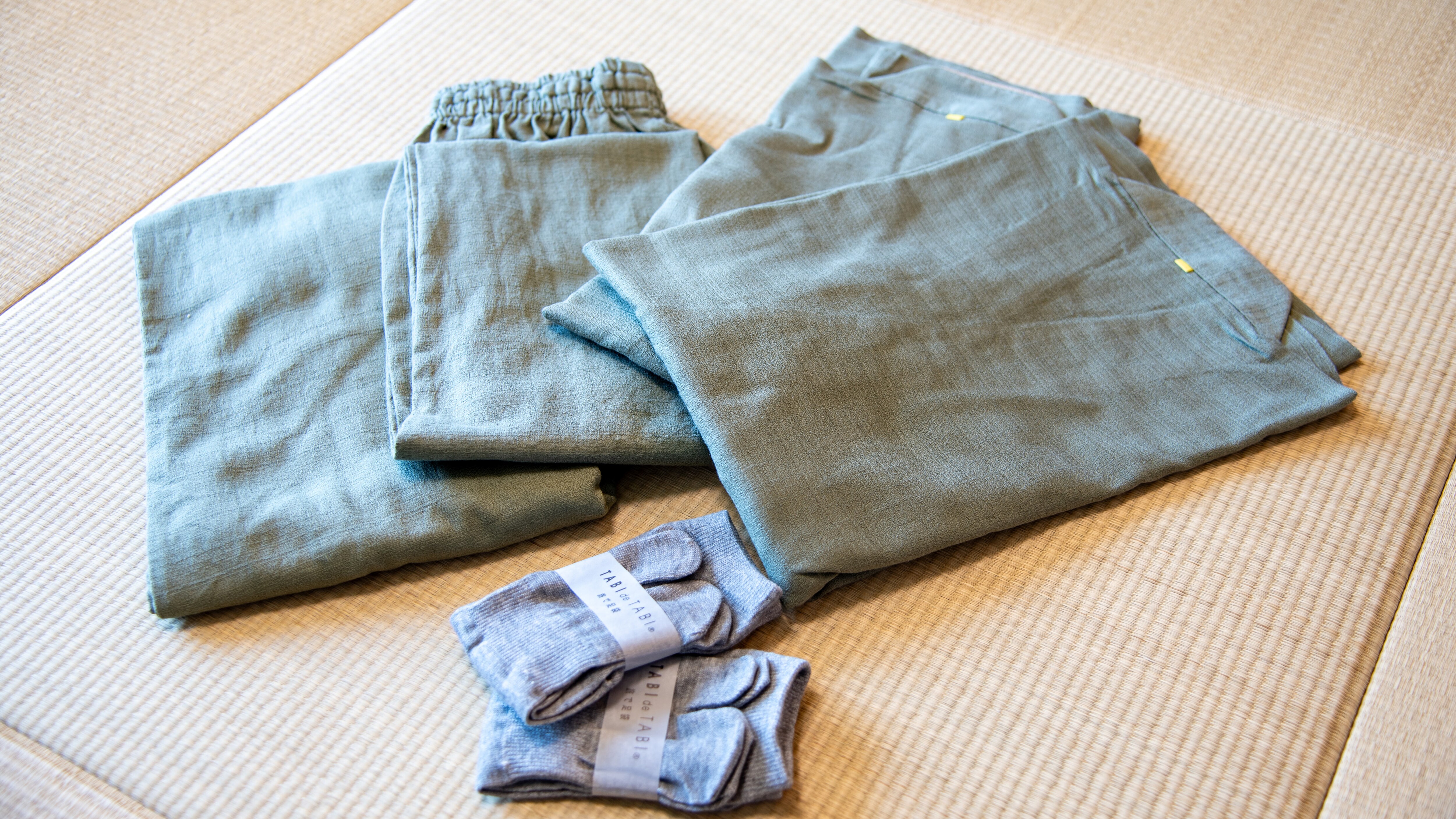 Samue 是作為室內服裝提供的。