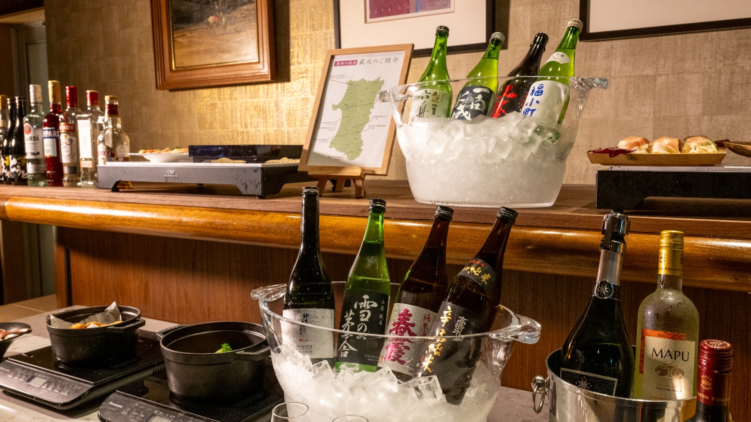 [6F Club Lounge] Cocktail service/Enjoy Akita's famous sake♪